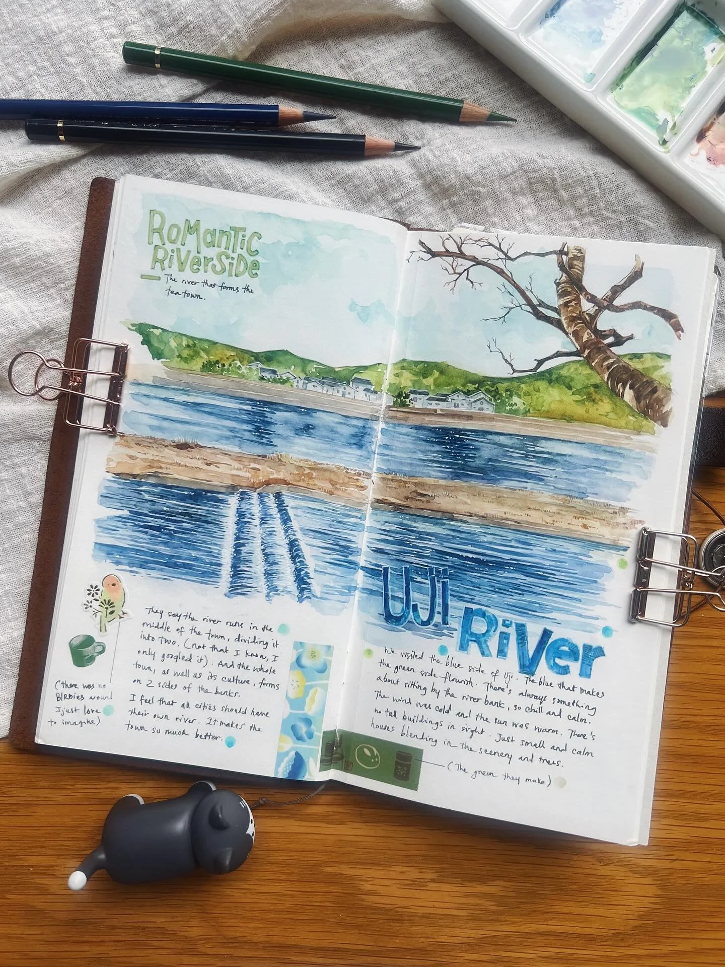 It was a lucky find - we were heading toward the Nakamura Tokichi Byodo-in shop for its amazing view of the Uji River when we discovered a serene path behind it, perfect for strolling along the water.

In 🙋🏻&zwj;♀️&rsquo;s memory, that moment by th