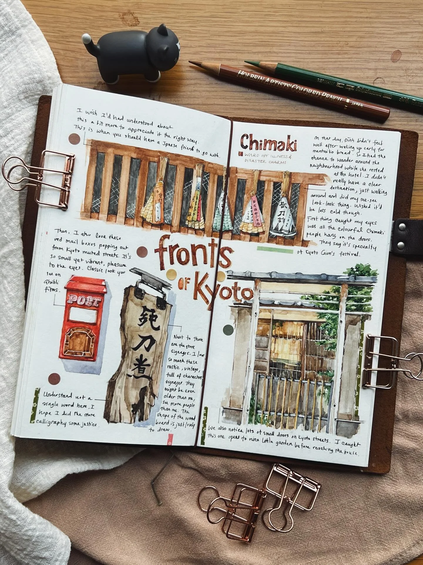 Strolling around Kyoto is like engaging in an intriguing guessing game, where each storefront feels like a riddle to solve in order to understand what the store is about.

No obvious signage, no English, no explicit displays. Only noren, small gates,