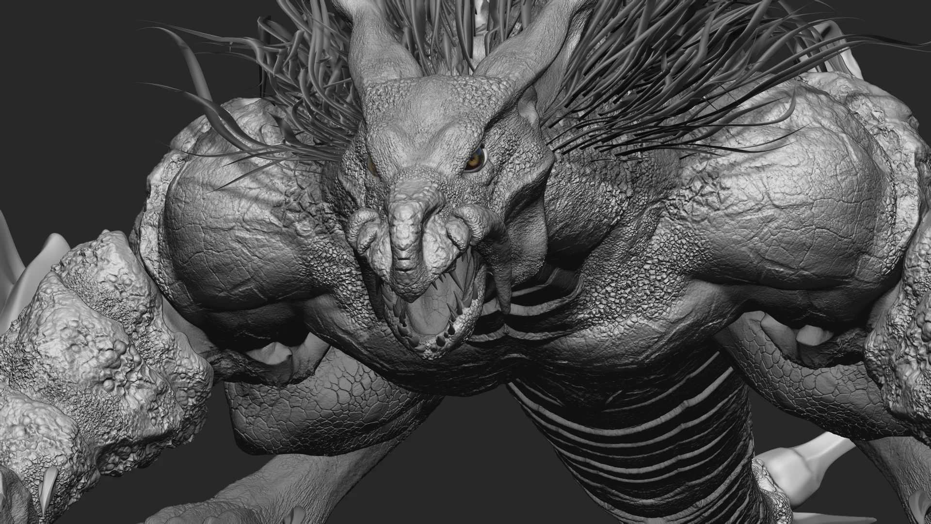 Monster Hunter Fan Art - Nacacuga vs Cat Airu (2017)