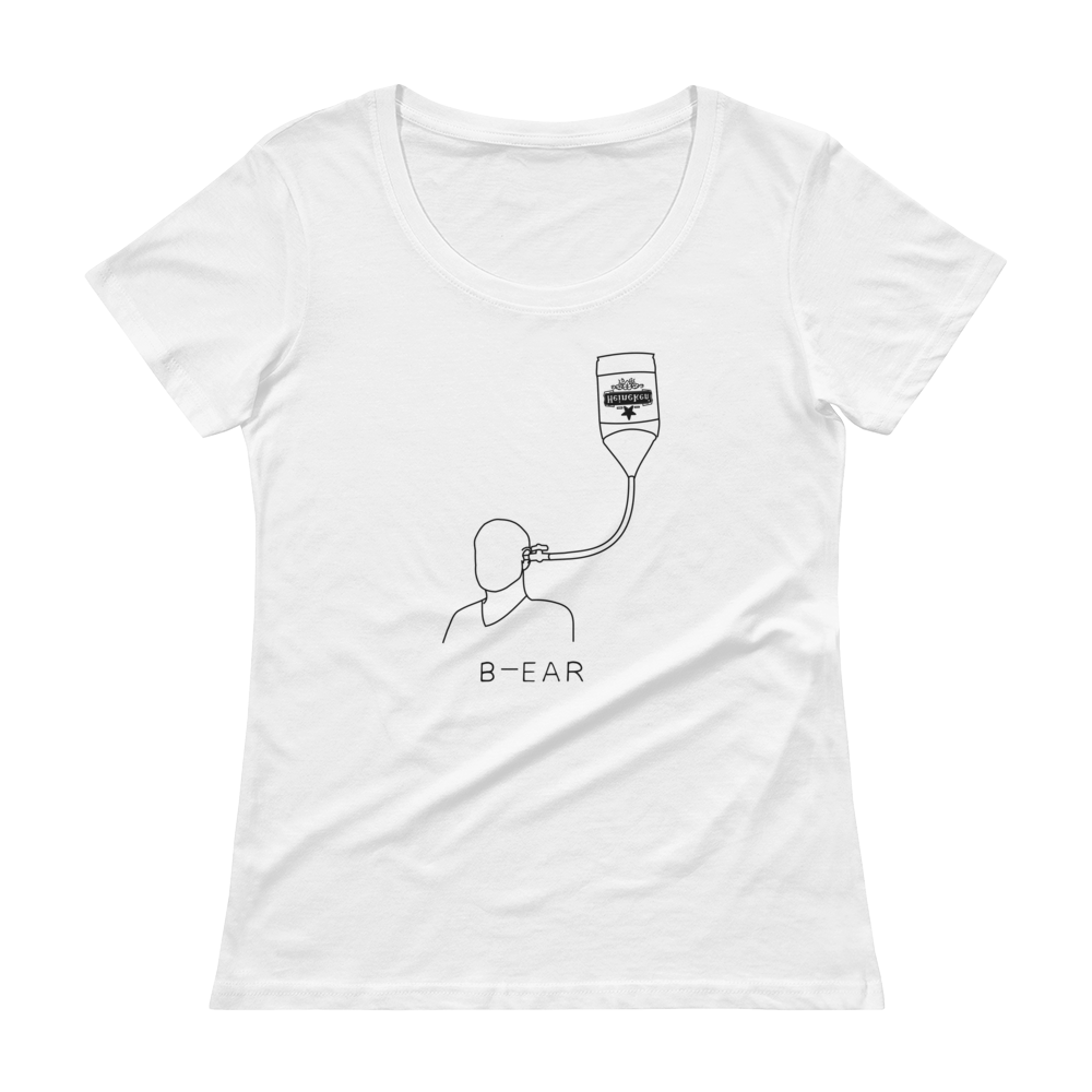 Scoopneck Sally | White