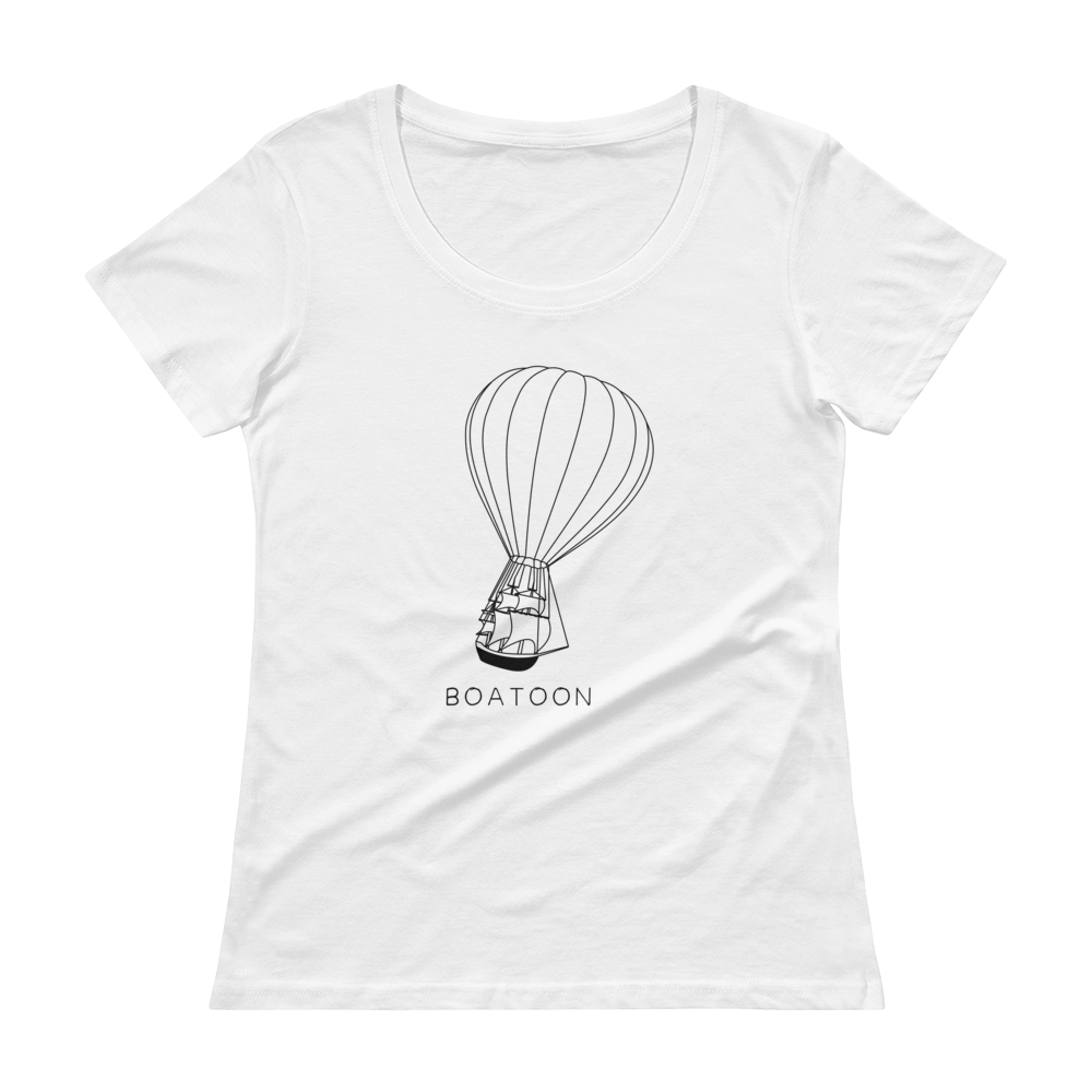 Scoopneck Sally | White