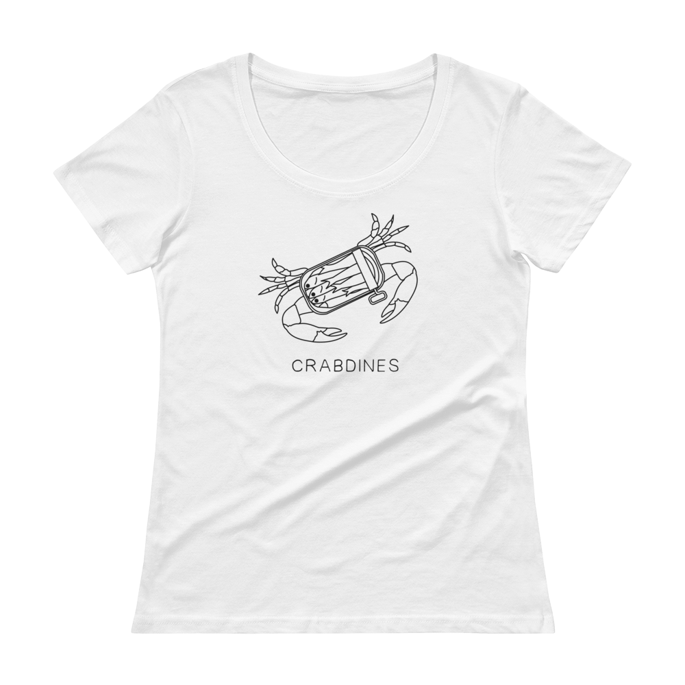 Scoopneck Sally | White