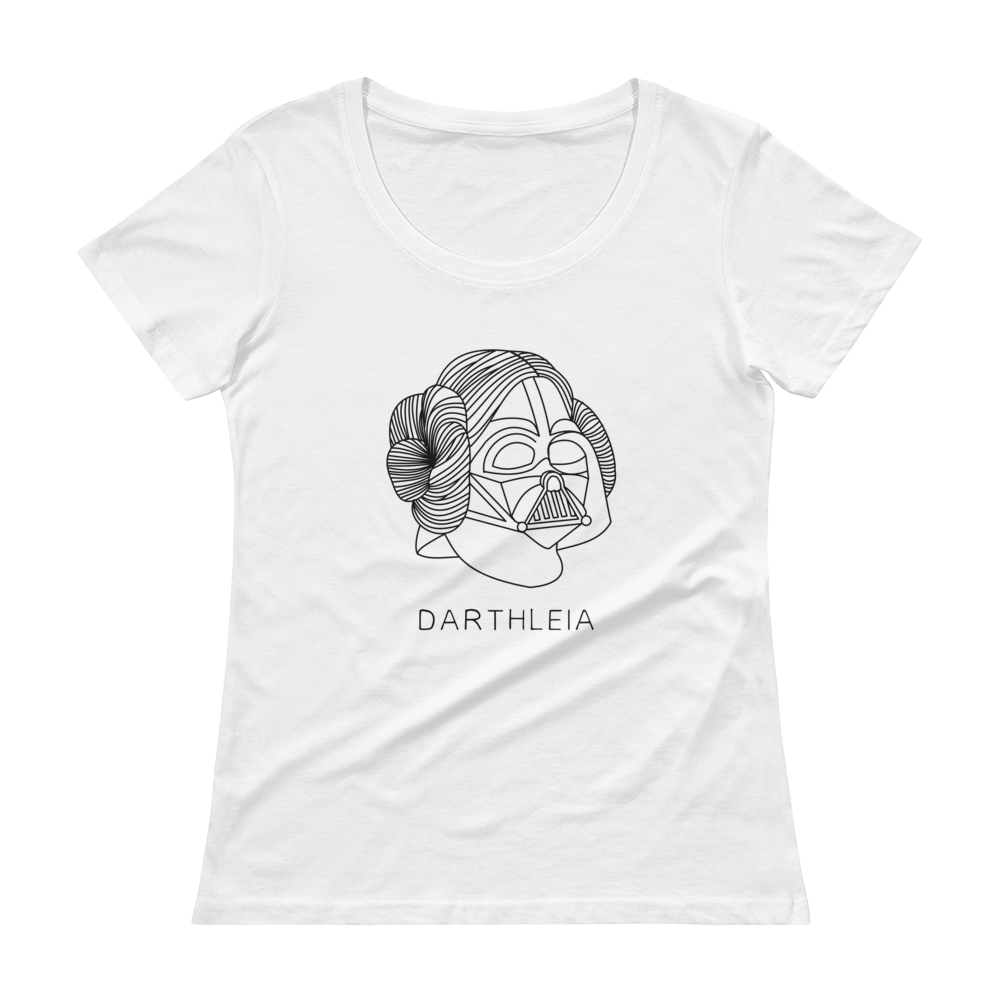 Scoopneck Sally | White