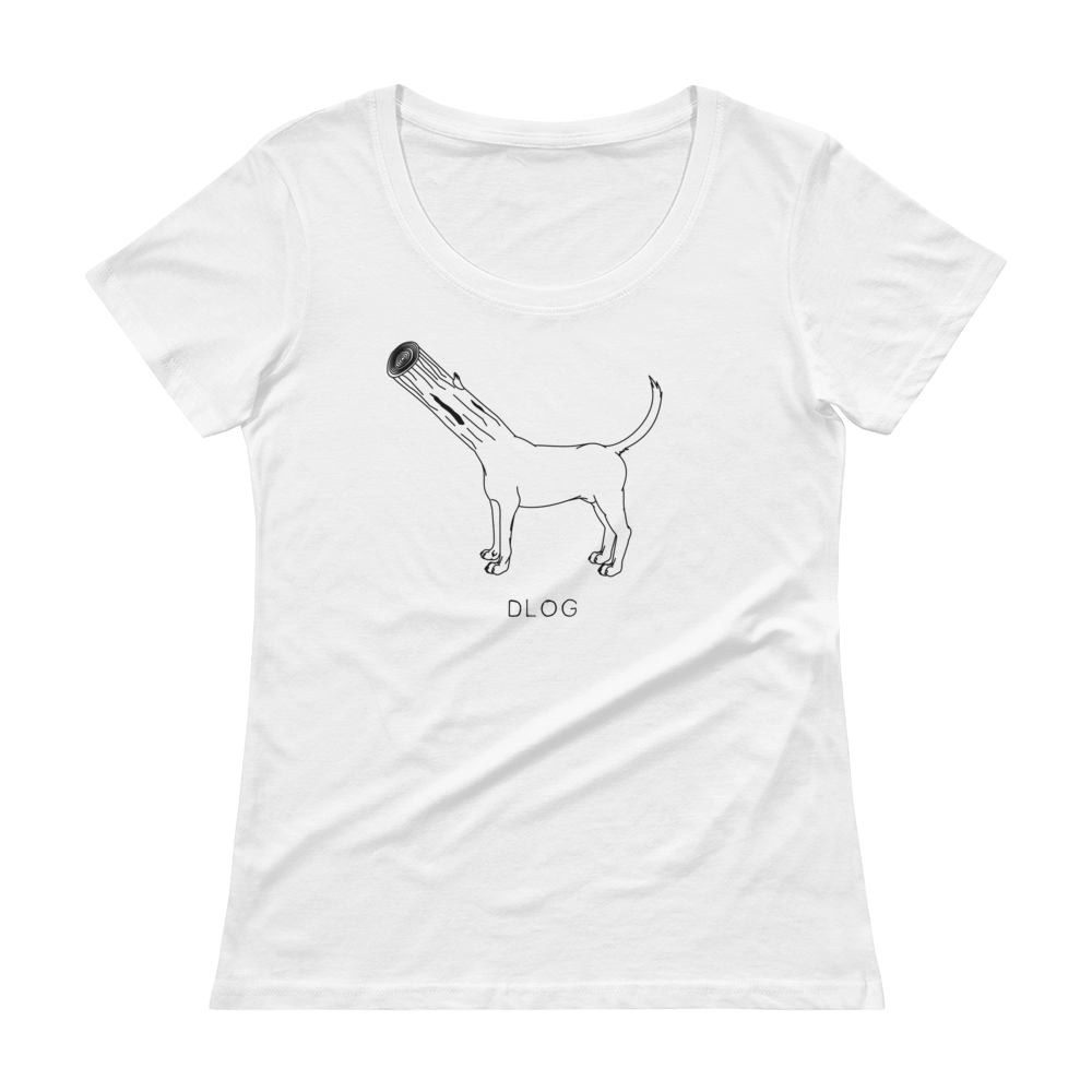 Scoopneck Sally | White