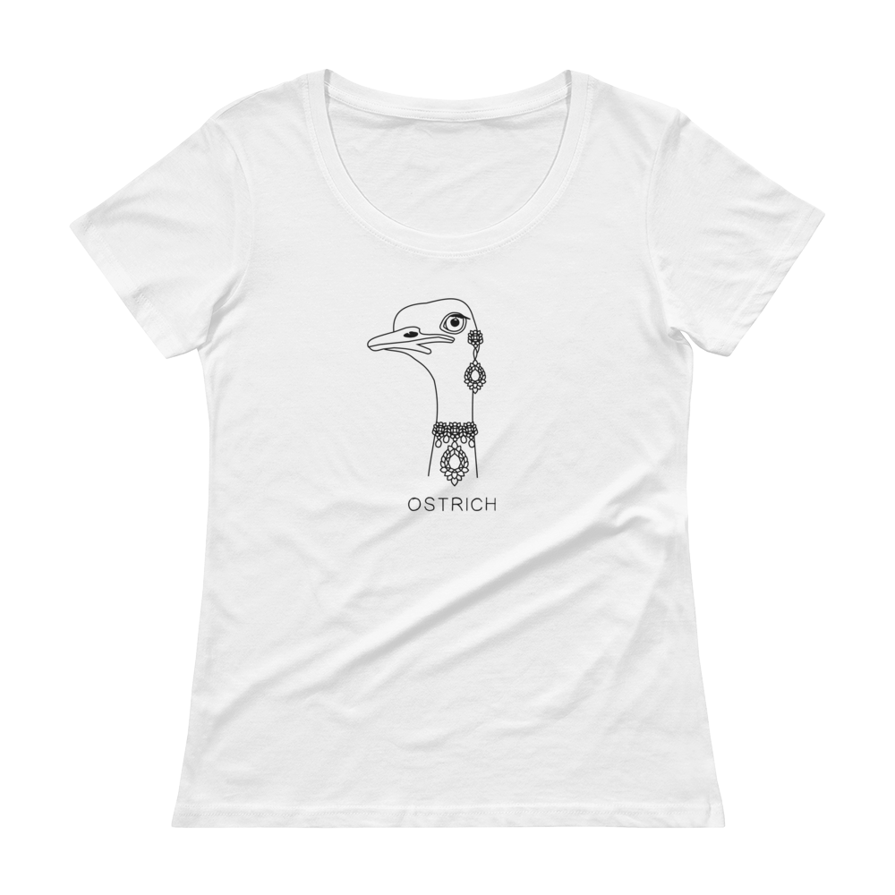 Scoopneck Sally | White