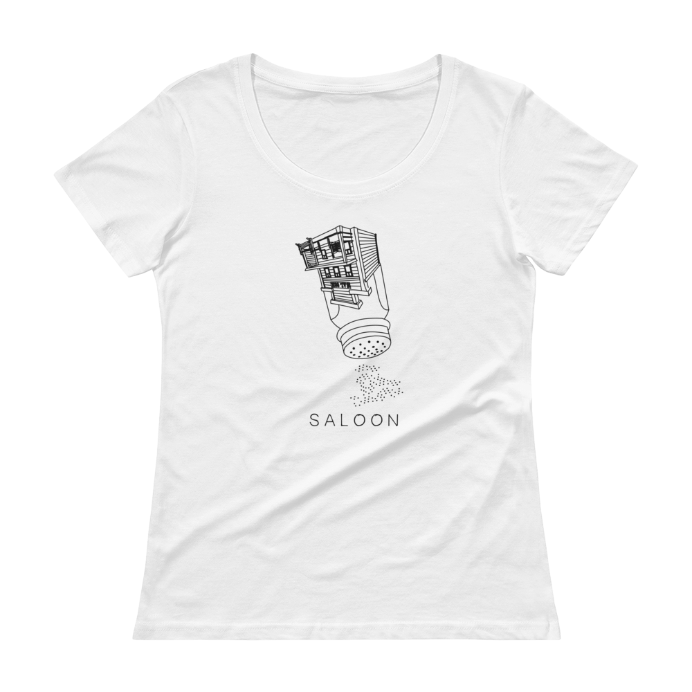 Scoopneck Sally | White