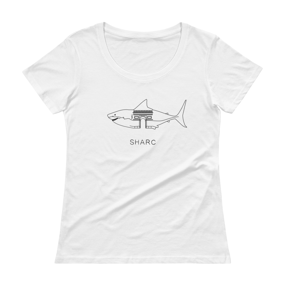 Scoopneck Sally | White
