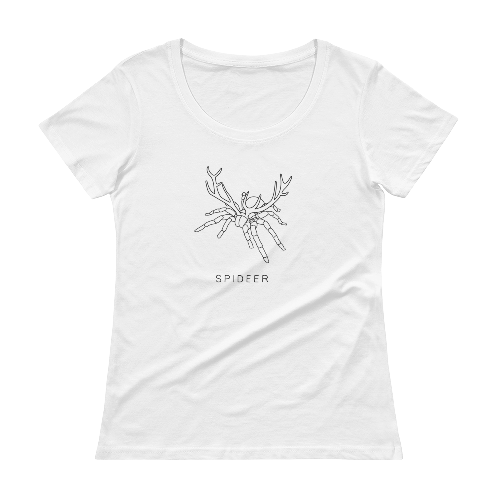 Scoopneck Sally | White
