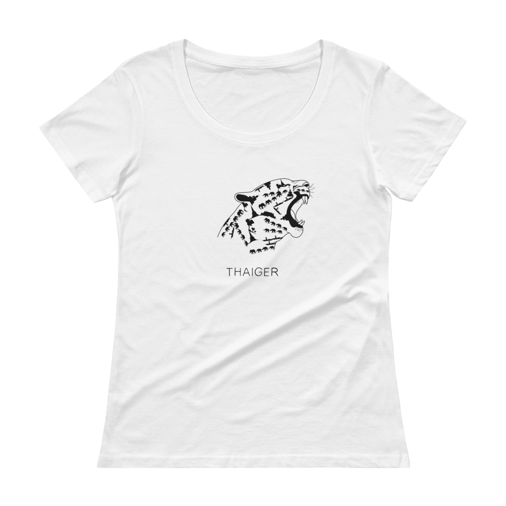 Scoopneck Sally | White