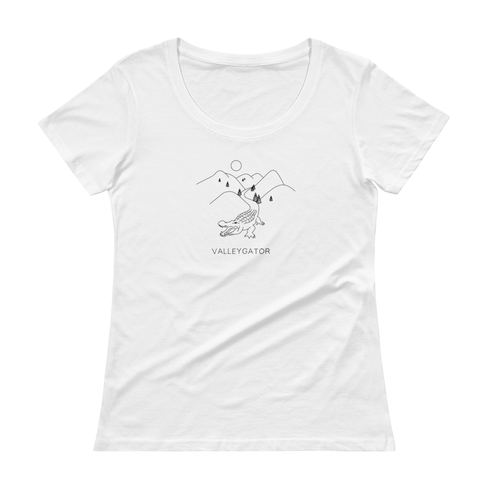 Scoopneck Sally | White