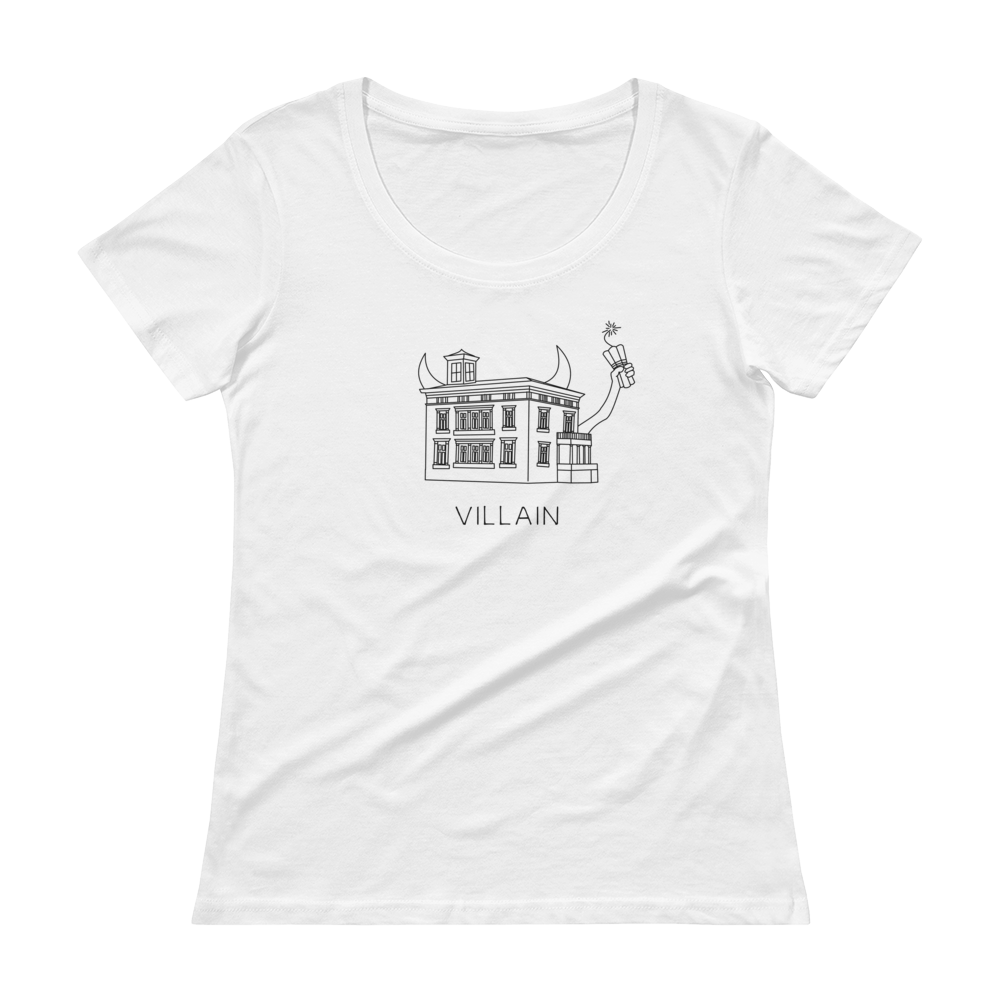 Scoopneck Sally | White