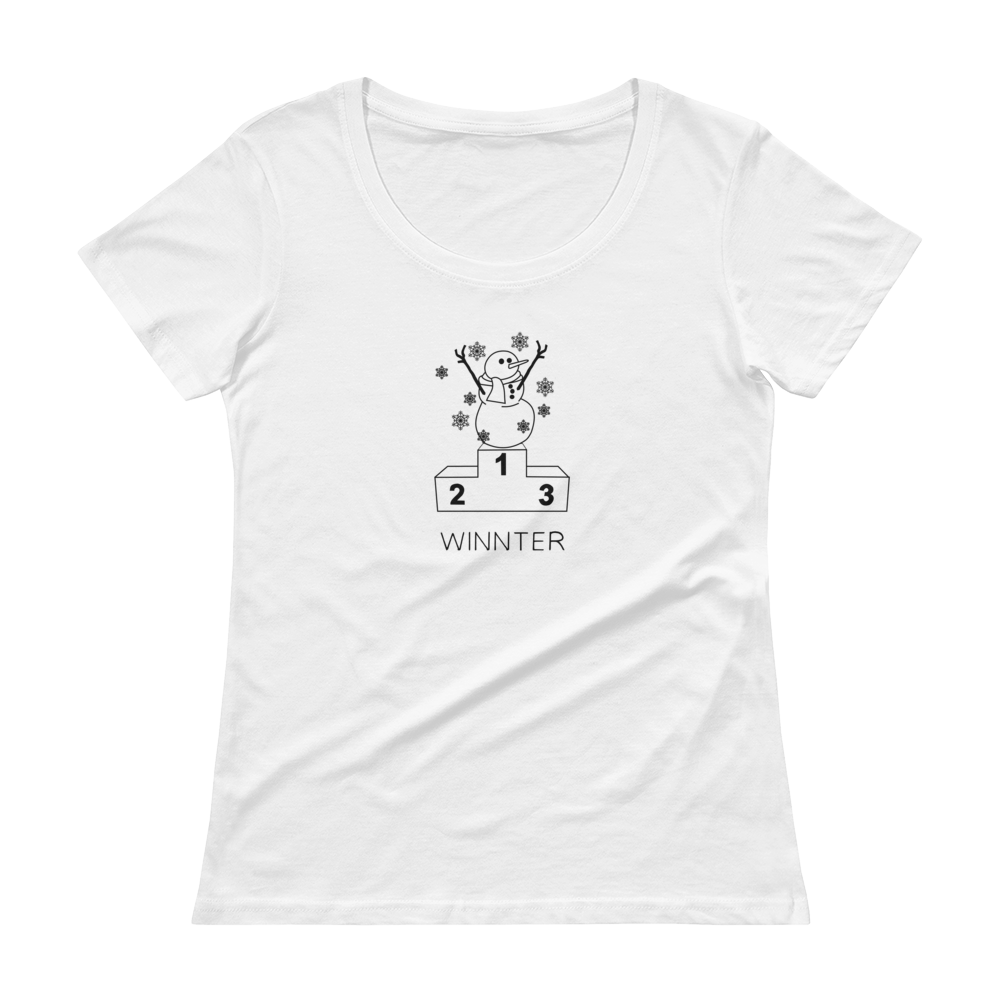 Scoopneck Sally | White