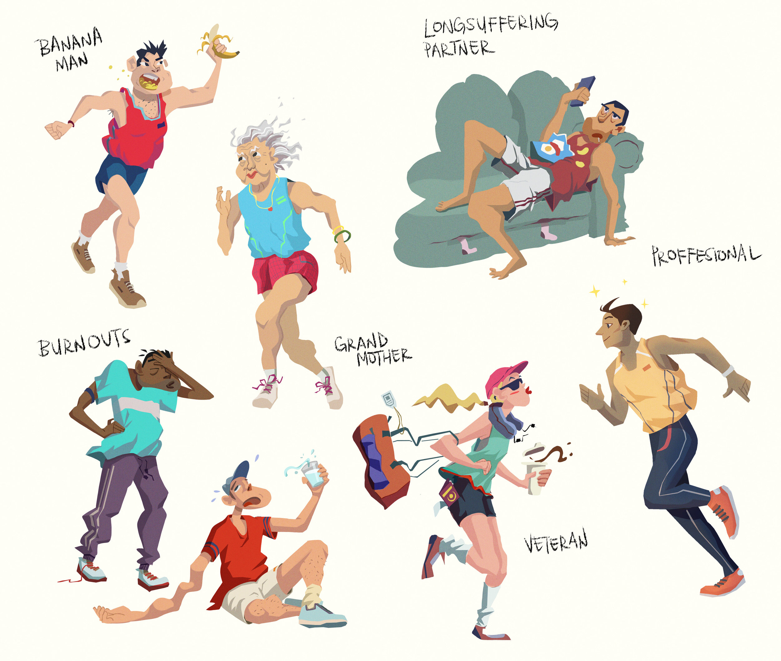  Illustration for RICE Media in collaboration with the Standard Chartered Marathon 