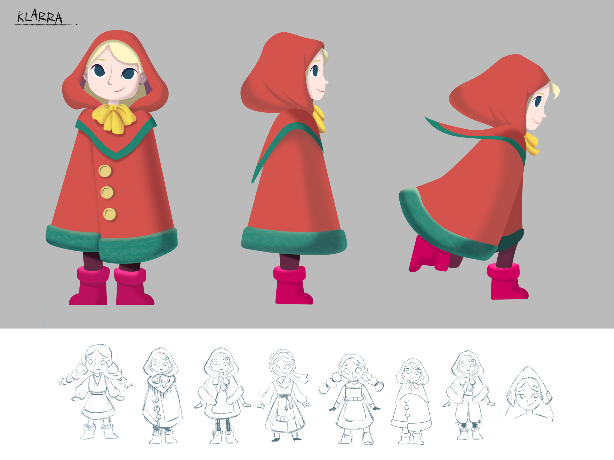  Character concept for side scroller adventure 