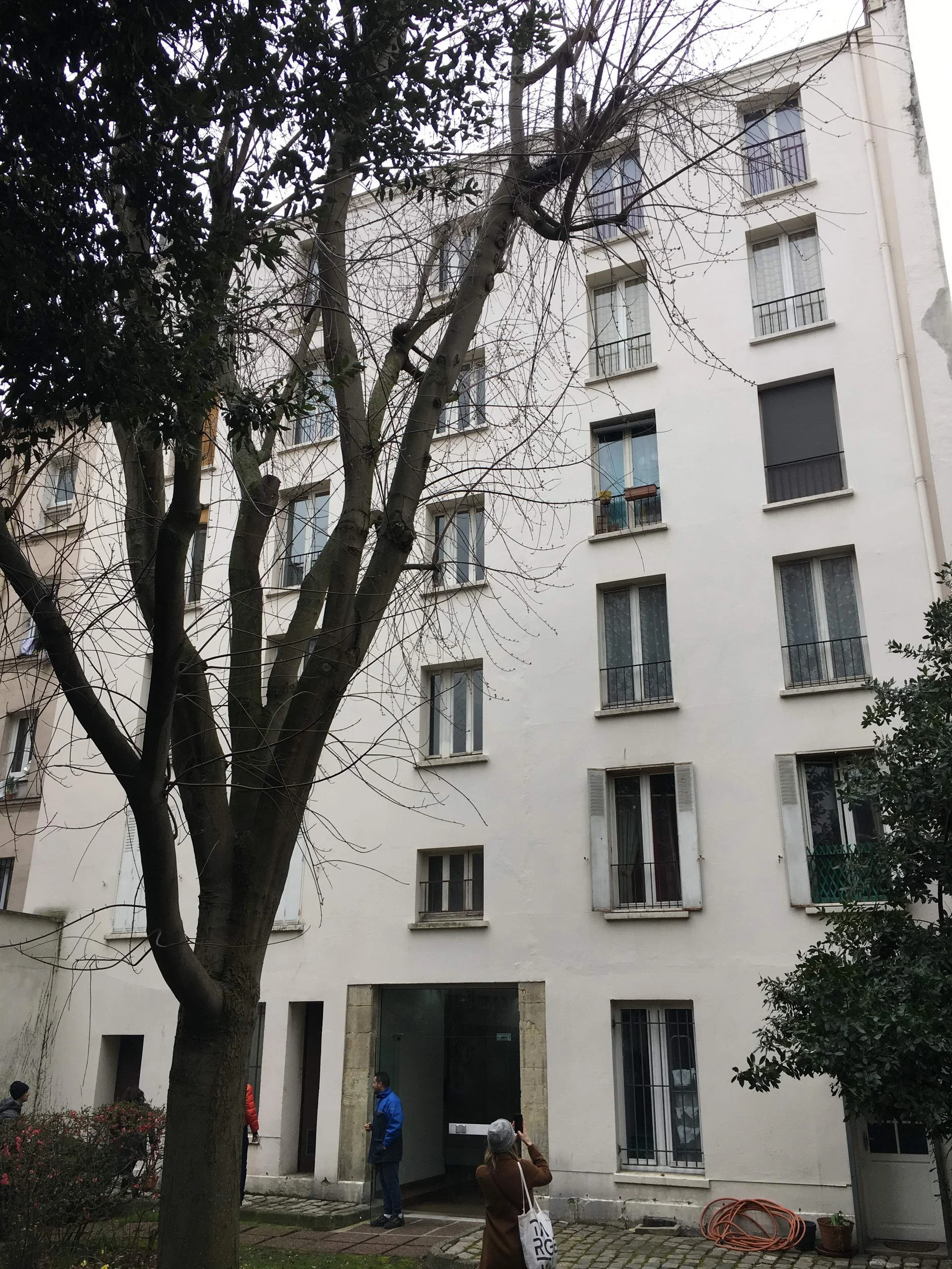 Façade cour d'origine