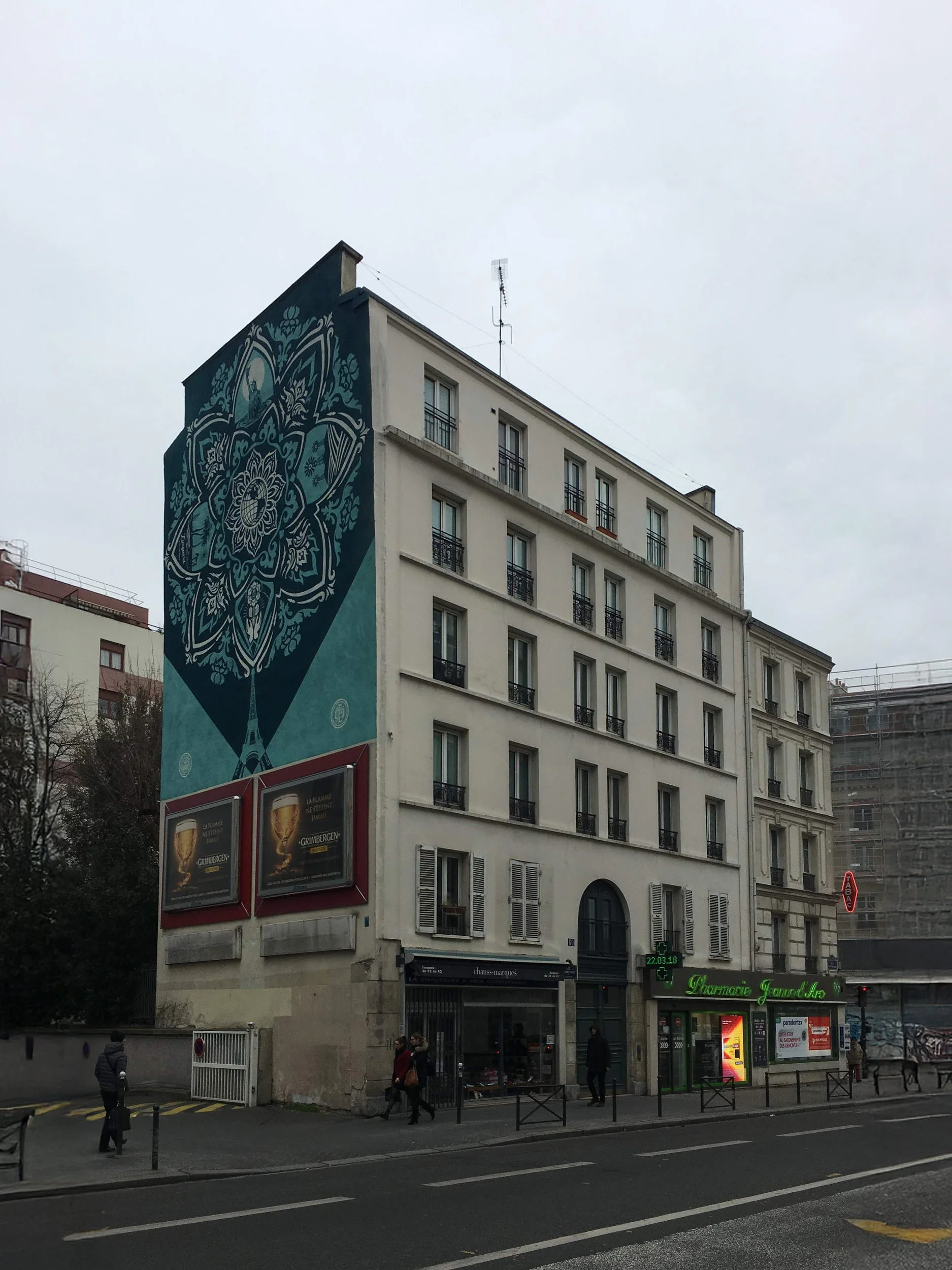 Façade rue Jeanne d'Arc d'origine