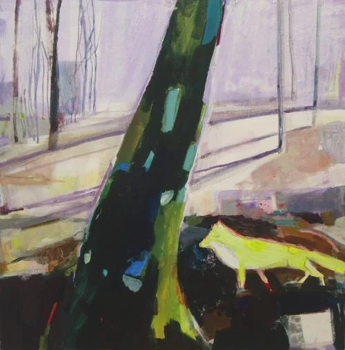 7 Forårsræv.Acryl.80x80 7 .jpg