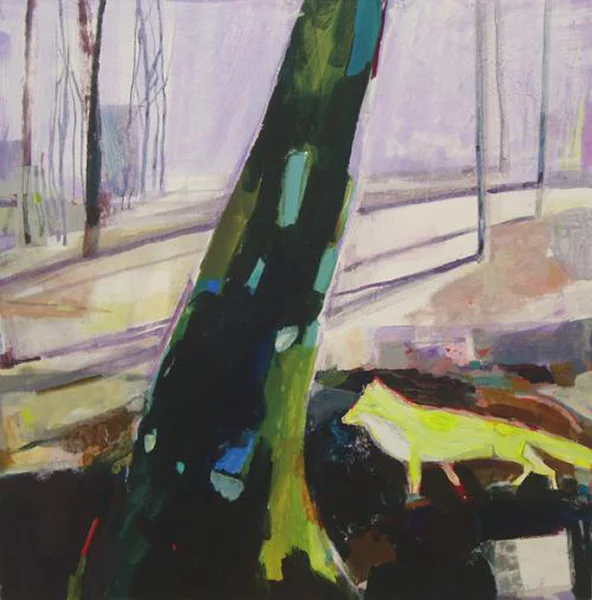 7 Forårsræv.Acryl.80x80 7 .jpg