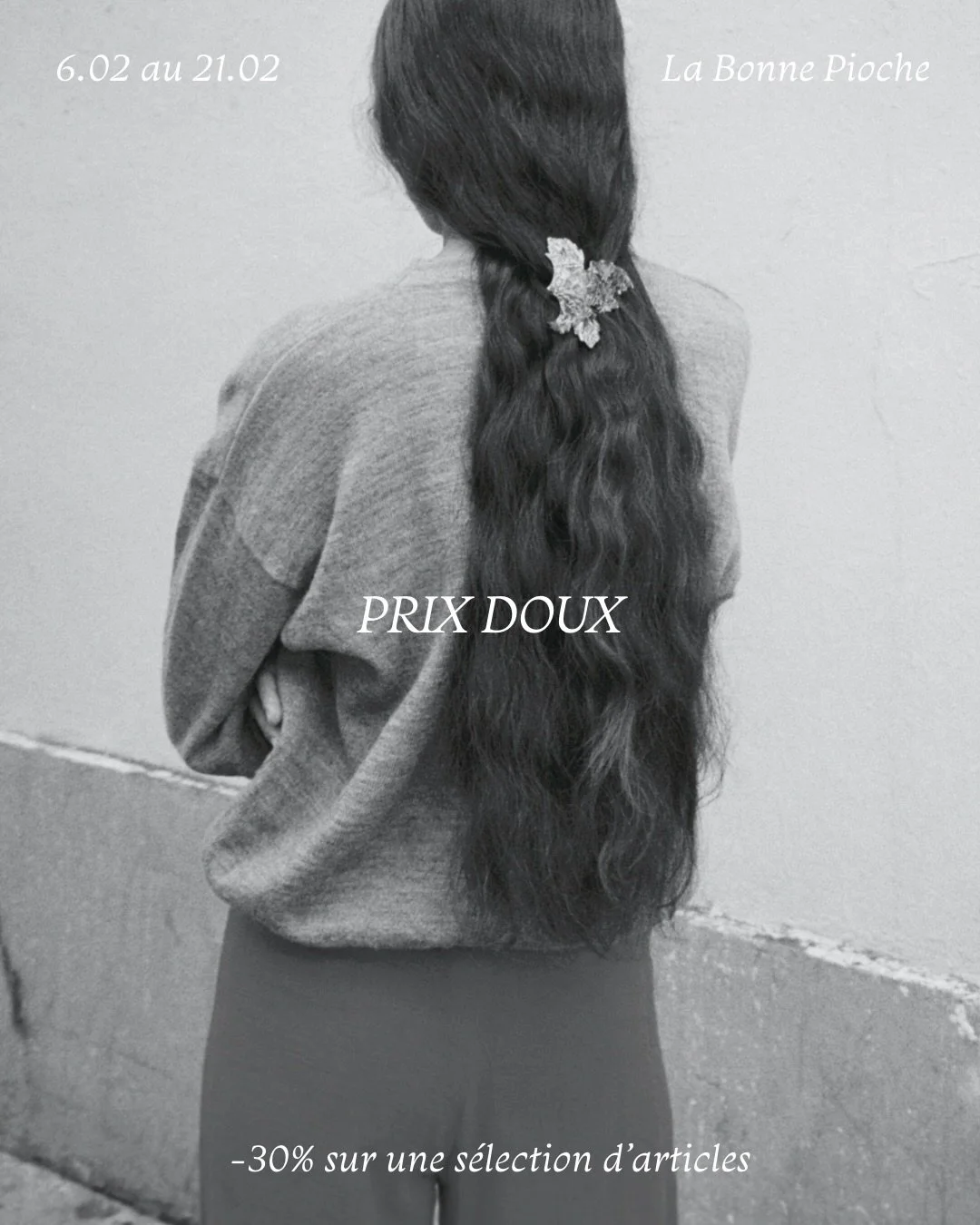 D&egrave;s demain, venez d&eacute;couvrir notre s&eacute;lection &agrave; PRIX DOUX &agrave; -30% . Offre valable sur des pi&egrave;ces de pr&ecirc;t-&agrave;-porter et d&rsquo;accessoires parmi du vintage et des marques cr&eacute;ateurs. Du vendredi