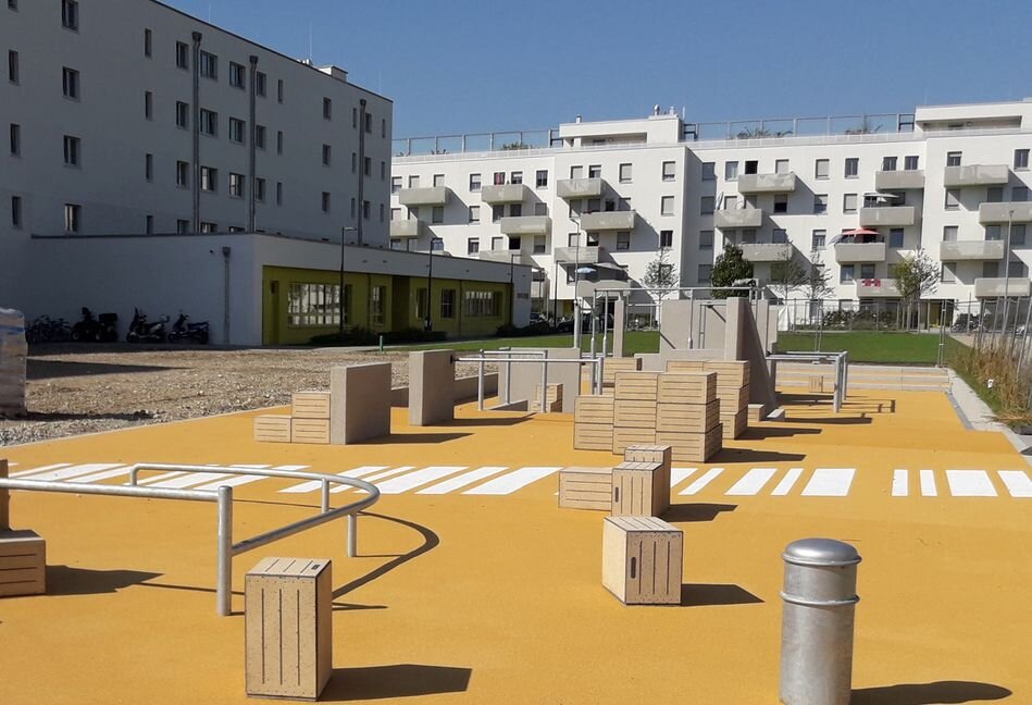 Parkour-Park "Kistenstapel"