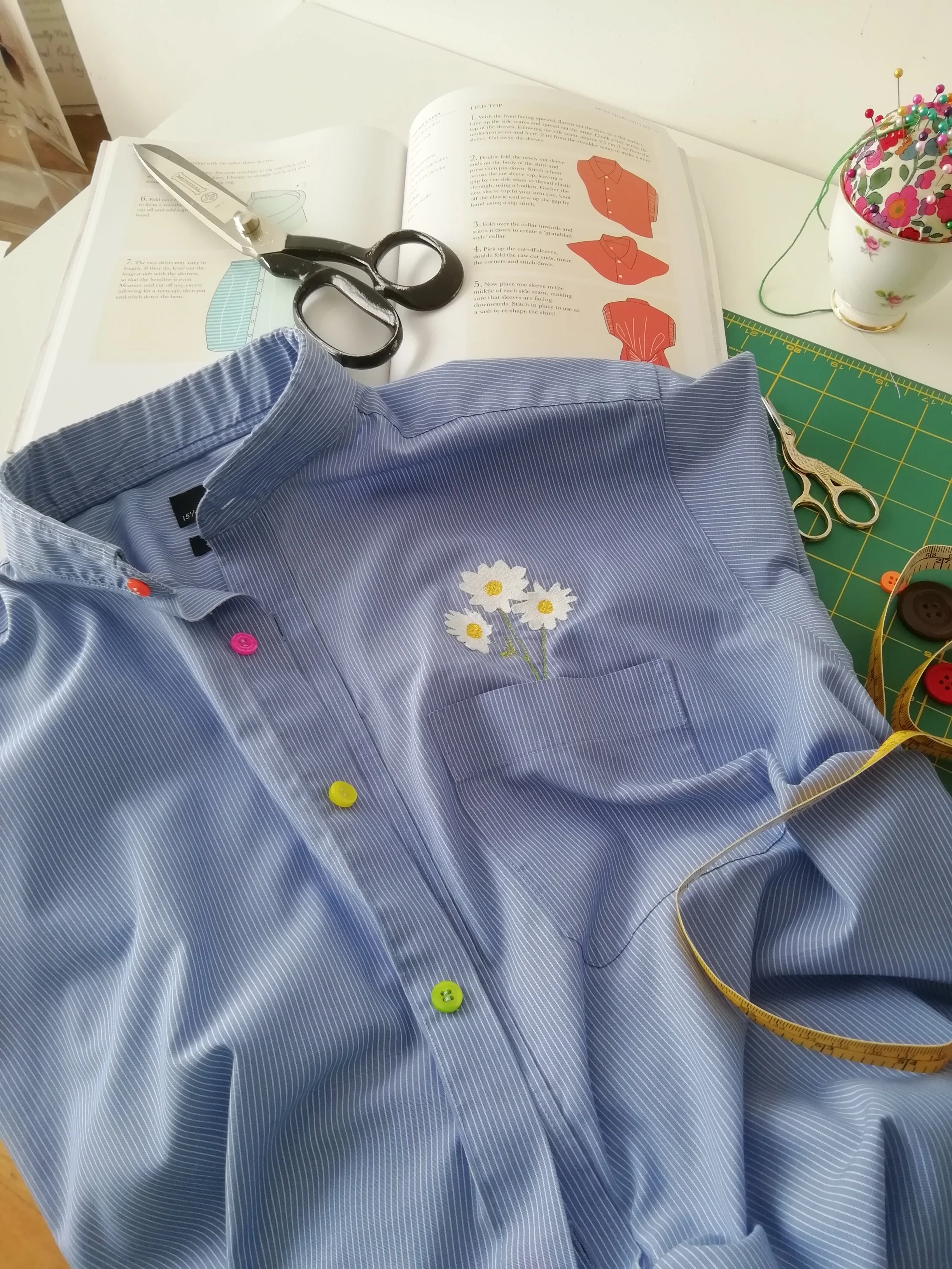 Sustainable Fashion : Up-cycled Shirt (WW)