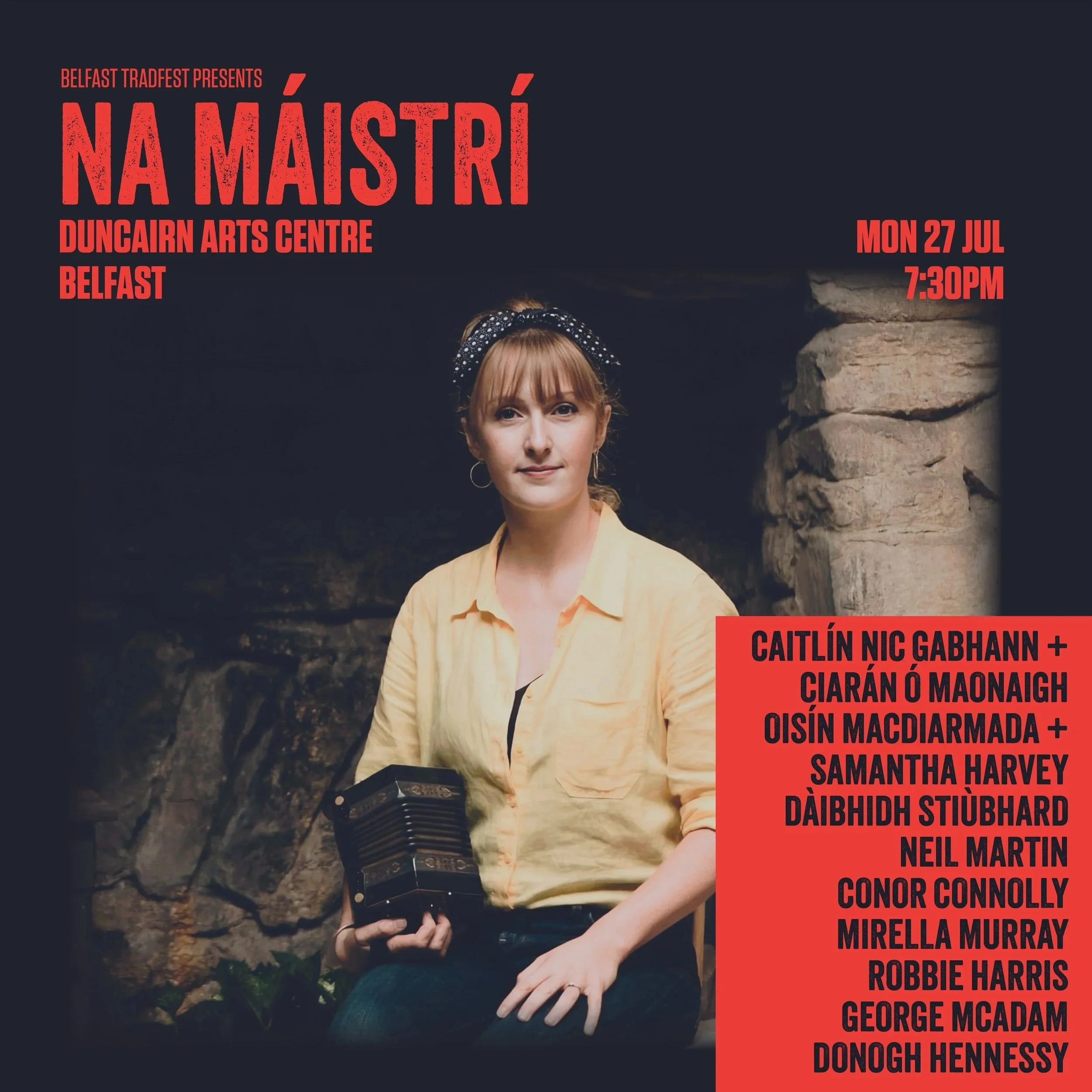 Belfast Tradfest Presents: Na Máistrí