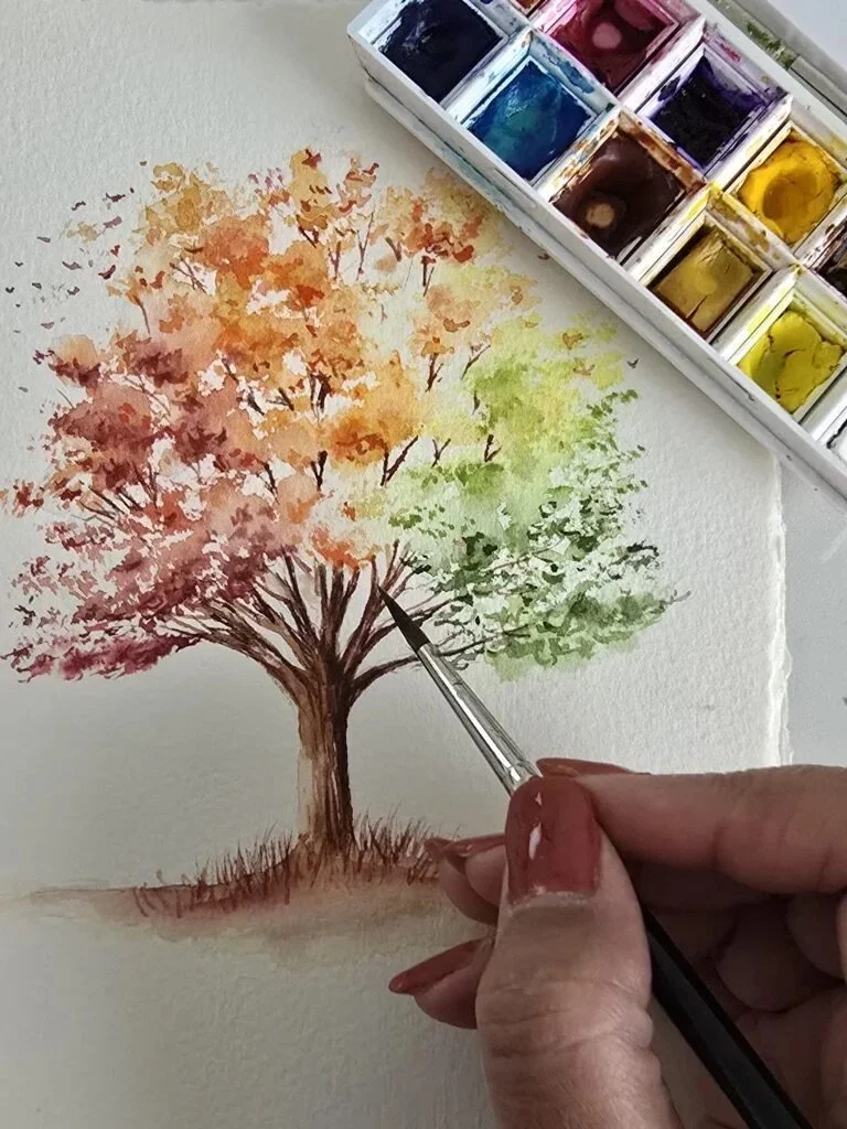 Autumn Watercolours with Patricia Campbell (Afternoon class)