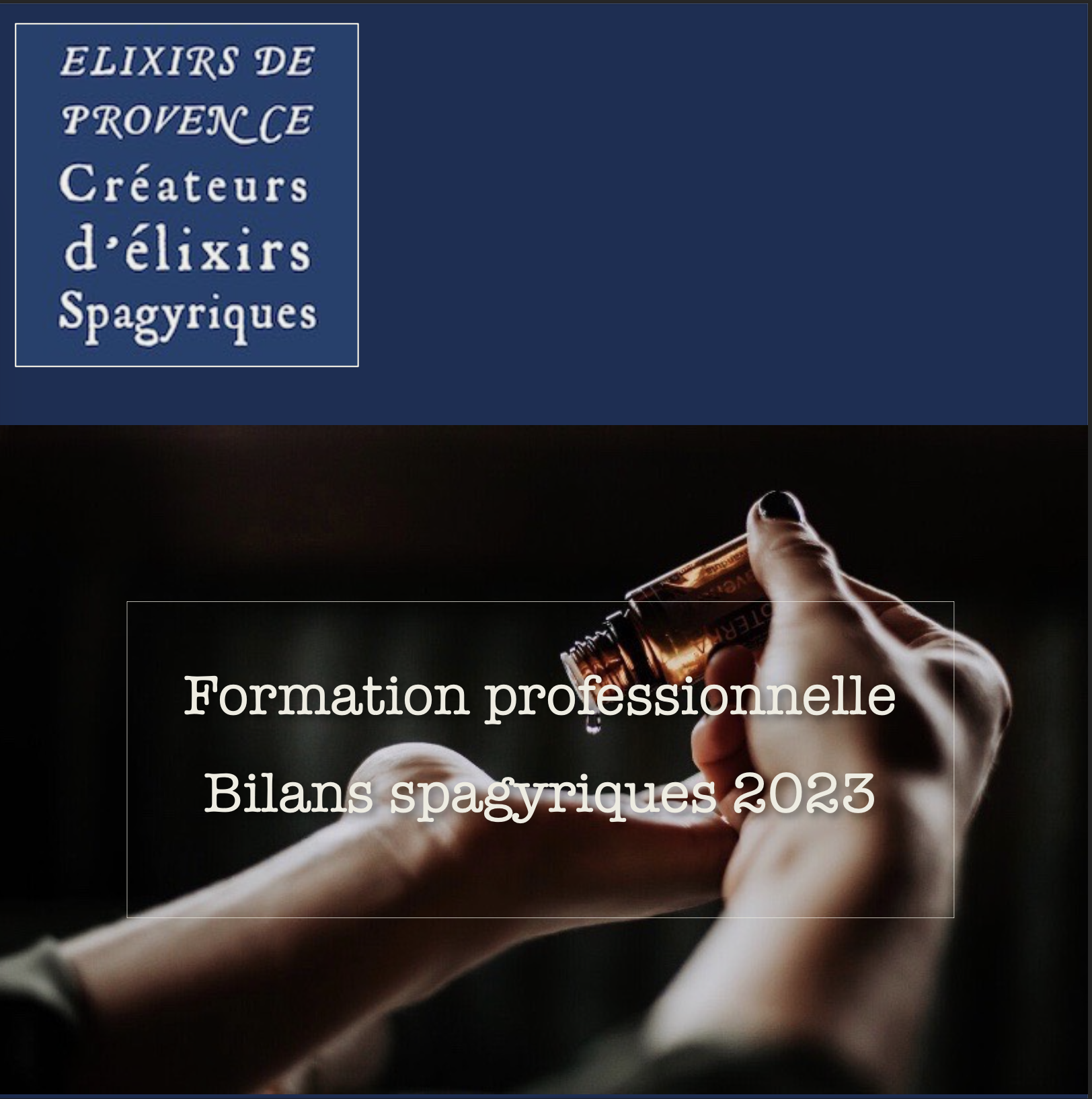 Formation aux bilans spagyriques