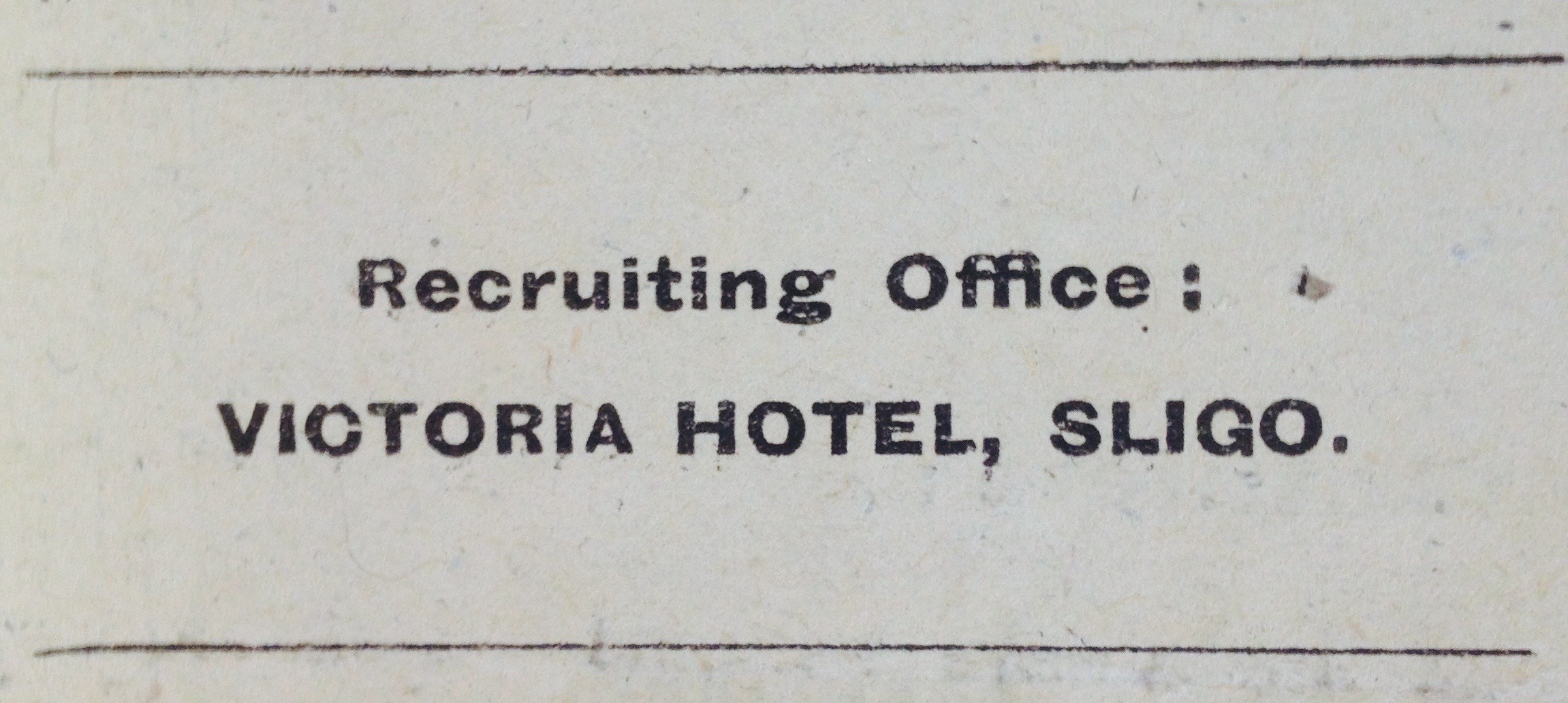  Local newspaper columns detailed the recruitment offices across the country 