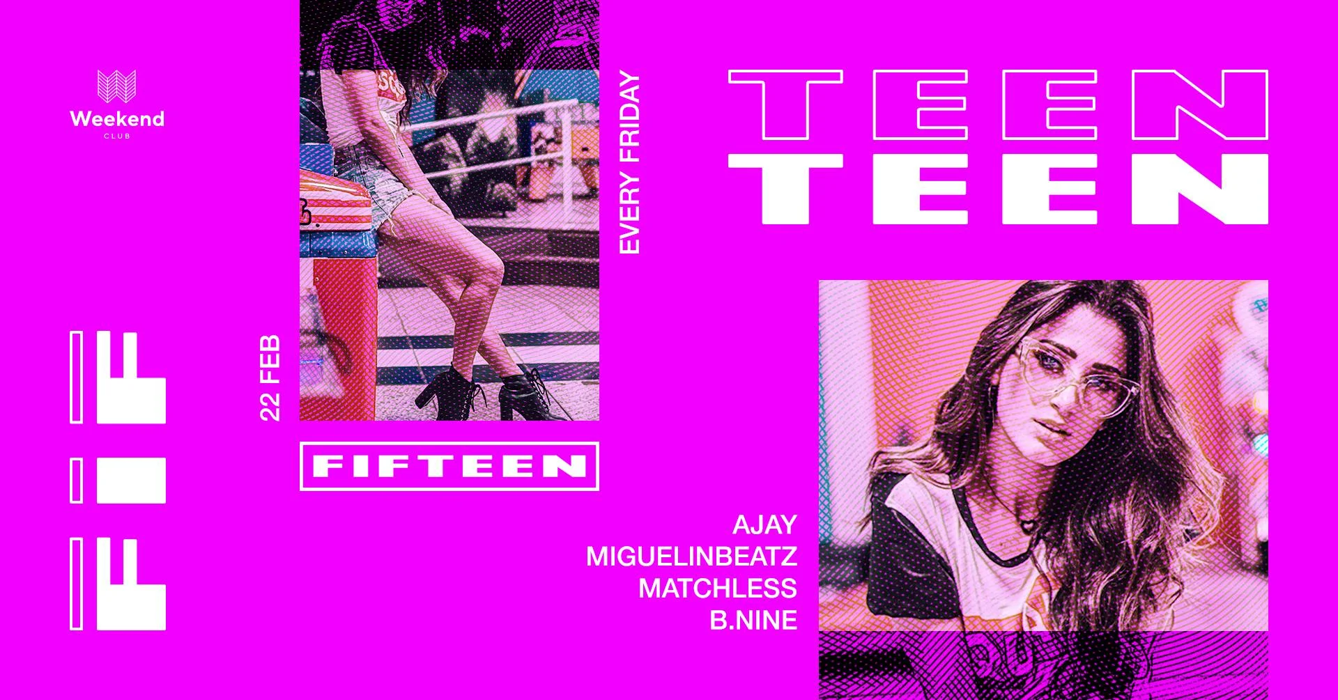 Fifteen - Hip Hop Friday - Every Friday on the 15th floor. We want to create a spot for people with open minded visions of music & fashion. An esthetic look is an essential step to treat your body like it deserved. Be curious - be a part. Every Friday finest Hip Hop with best local and international DJs.