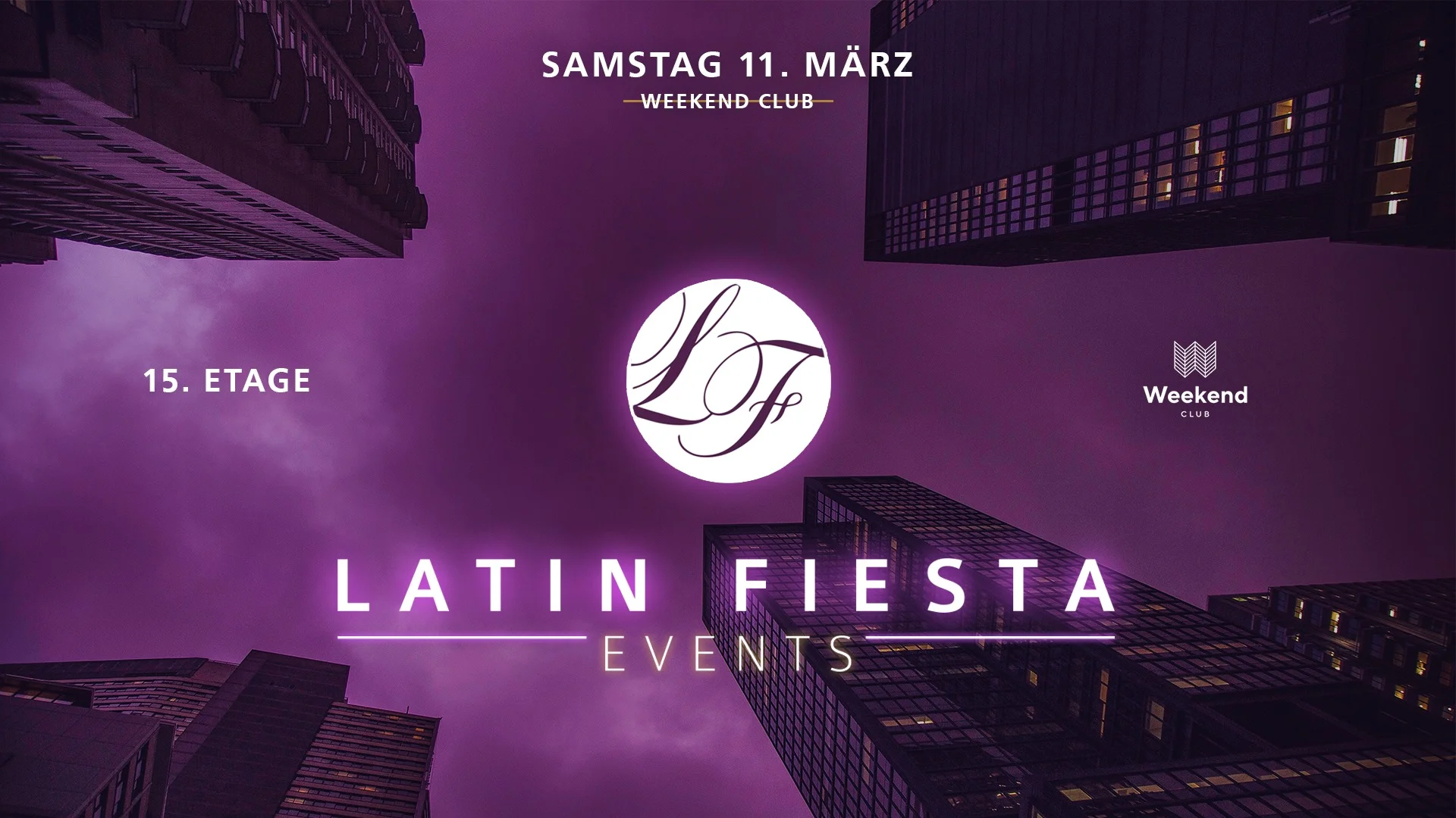 Latin Fiesta Sky Edition Berlin's largest Latin Fiesta party series stands for the concentrated, positive power of a whole continent. With a colorful, varied program, the event series offers a party highlight for everyone! The hottest DJs of the scene put on and many other artists complete the perfect party feeling.