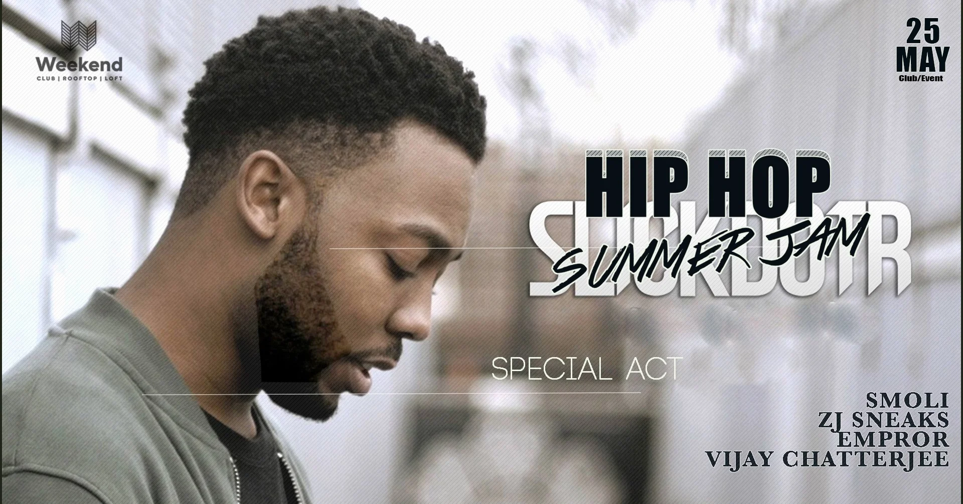 HipHop Summer Jam X UNKWN Teaming up with UNKWN for a special night. From London to Berlin and back we will celebrate Hip Hop in every aspect with an international Line Up and special act.