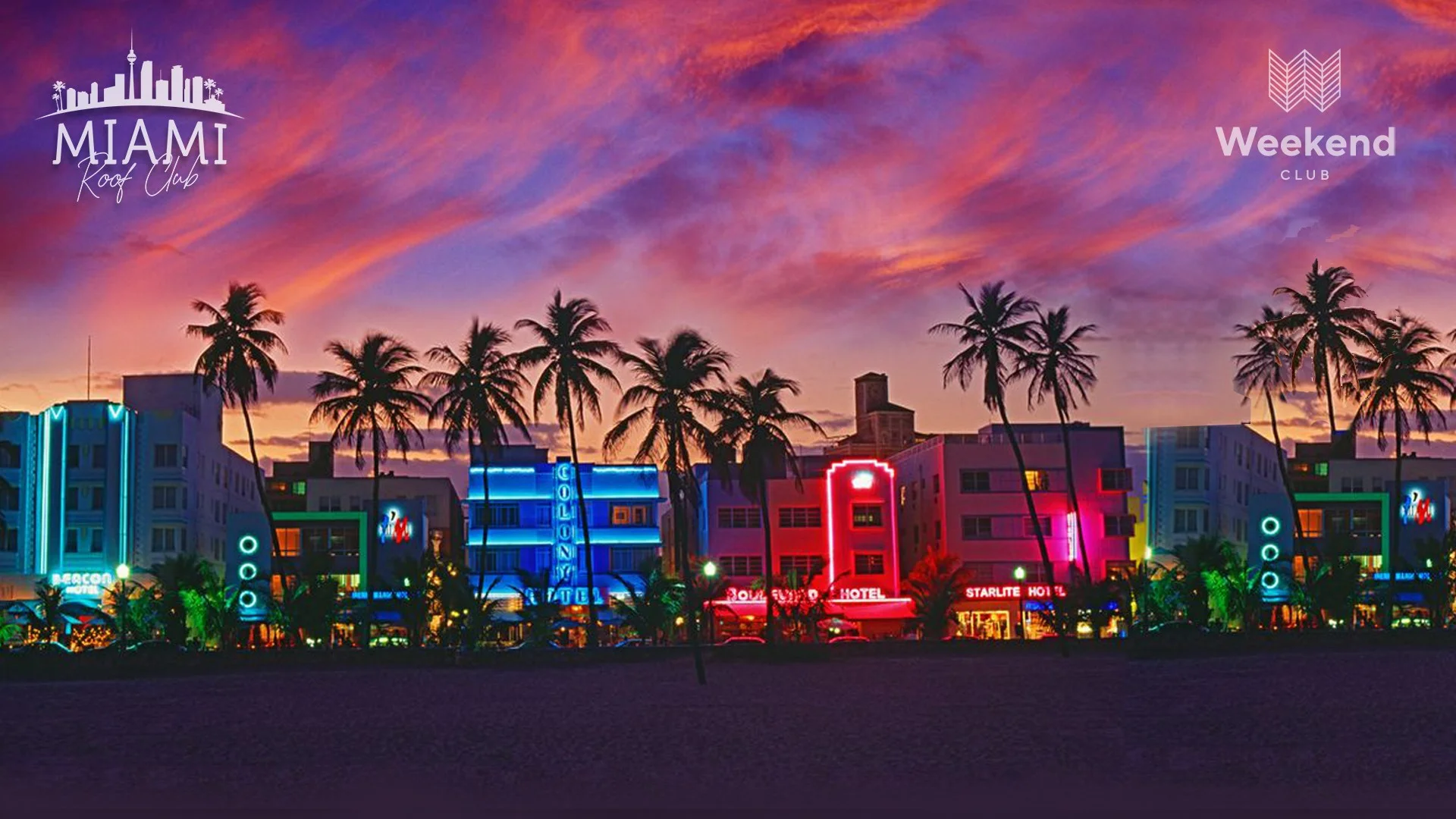 Miami Roof Club Rooftop, Loft & Club Party - The hottest metropolis in the world is visiting Berlin. The Weekend is the perfect spot for relaxed nights great sound and nice people. Don’t miss out on some Miami heats with Holykarma & Dan LeBlonde