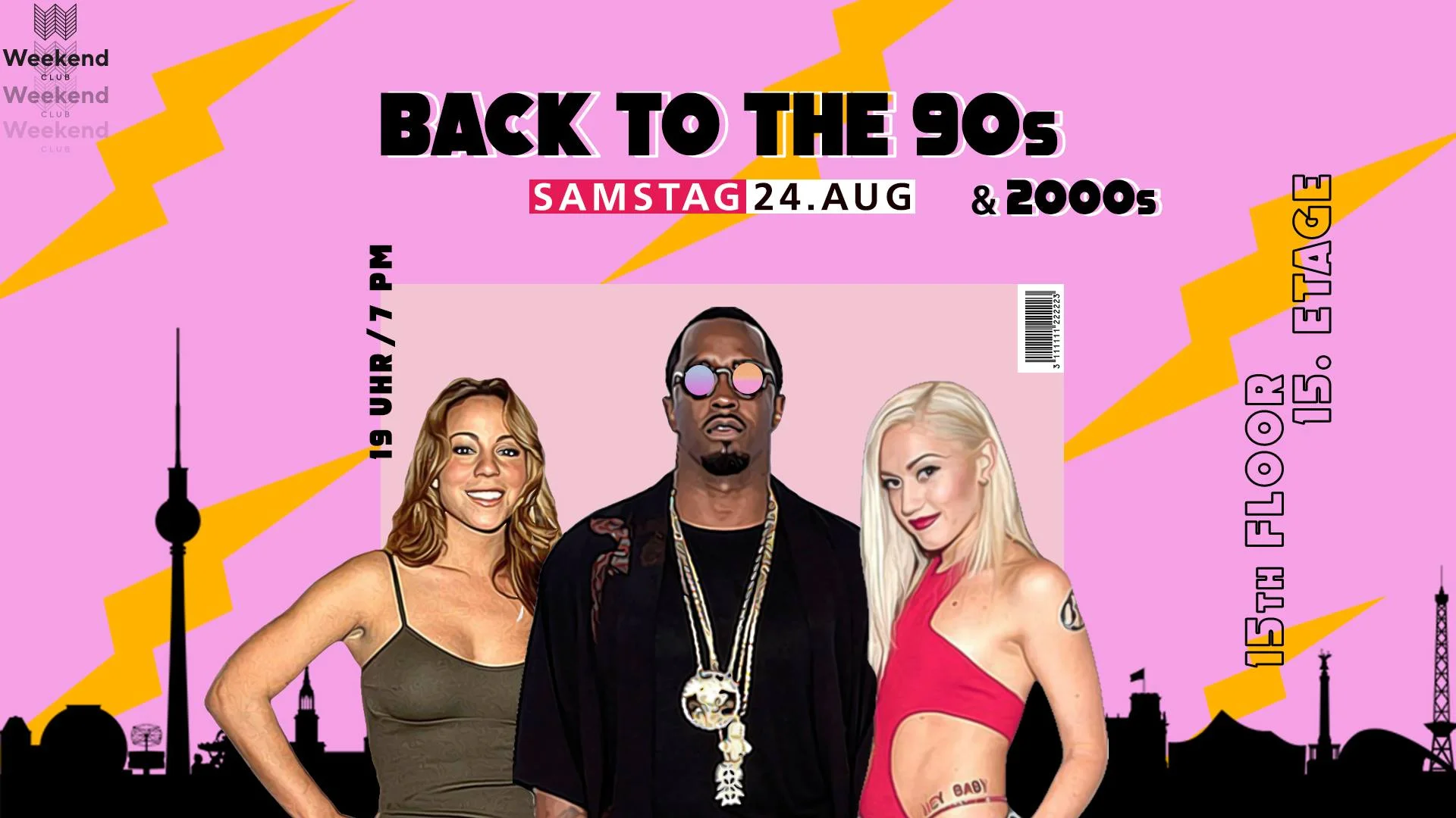 Back to the 90s- Summer Closing - Burger Special The best music decade is in the center! Always with an exceptional, international line up a unique atmosphere is guaranteed. Let us take you on the journey through time and look forward to the best sounds and a unique view over the city