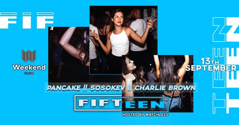 Fifteen hosted by DJ Matchless We want to create a spot for people with open minded visions of music & fashion. An esthetic look is an essential step to treat your body like it deserved