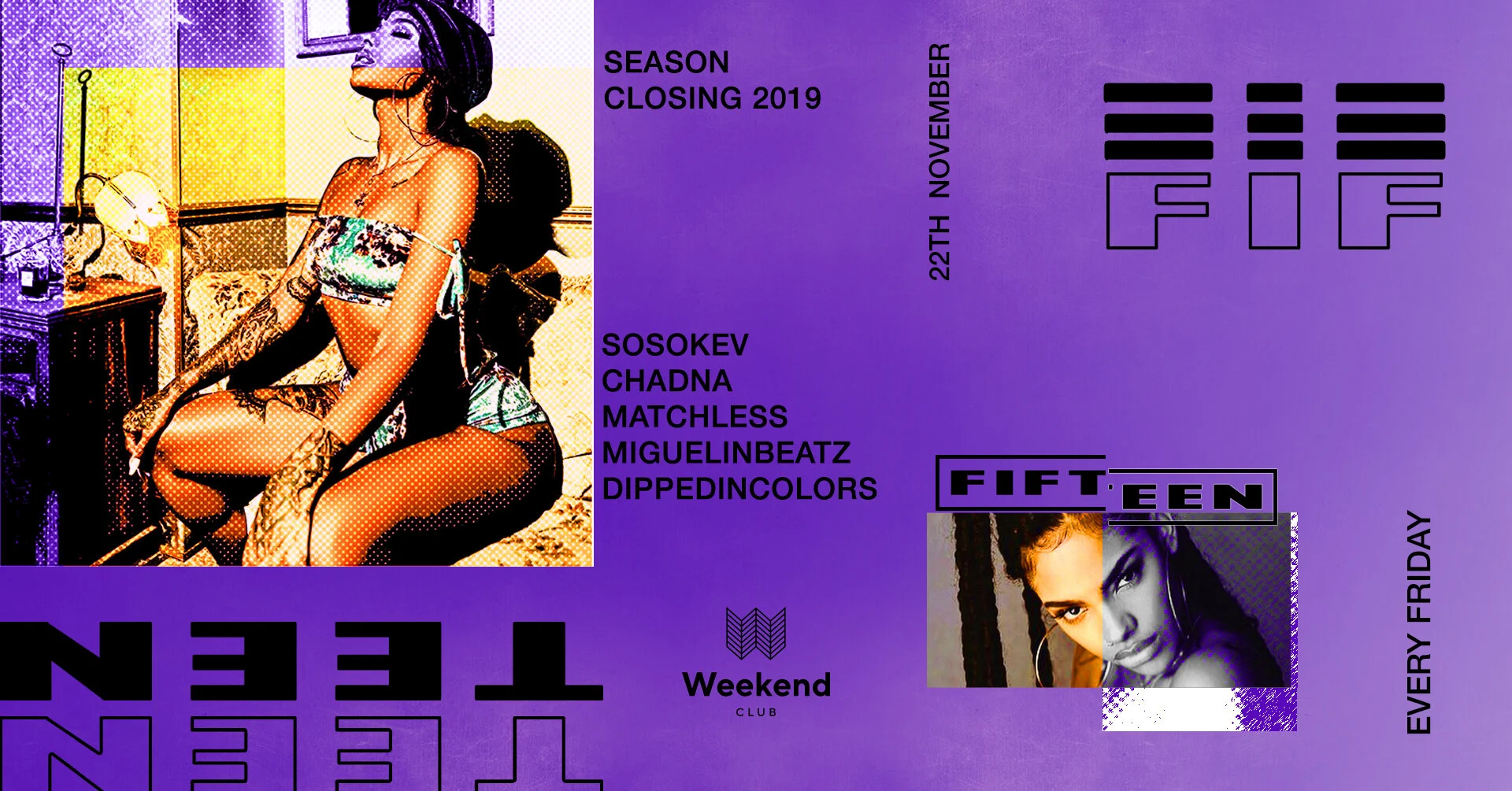 FIFTEEN Season Closing 2019Thanks for this amazing year full of love &amp; support from all our great artists , guests &amp; hosting partners. We are looking forward to an even better 2020!   Season Opening  ➡ 10th January ⬅  We want to create a spo…