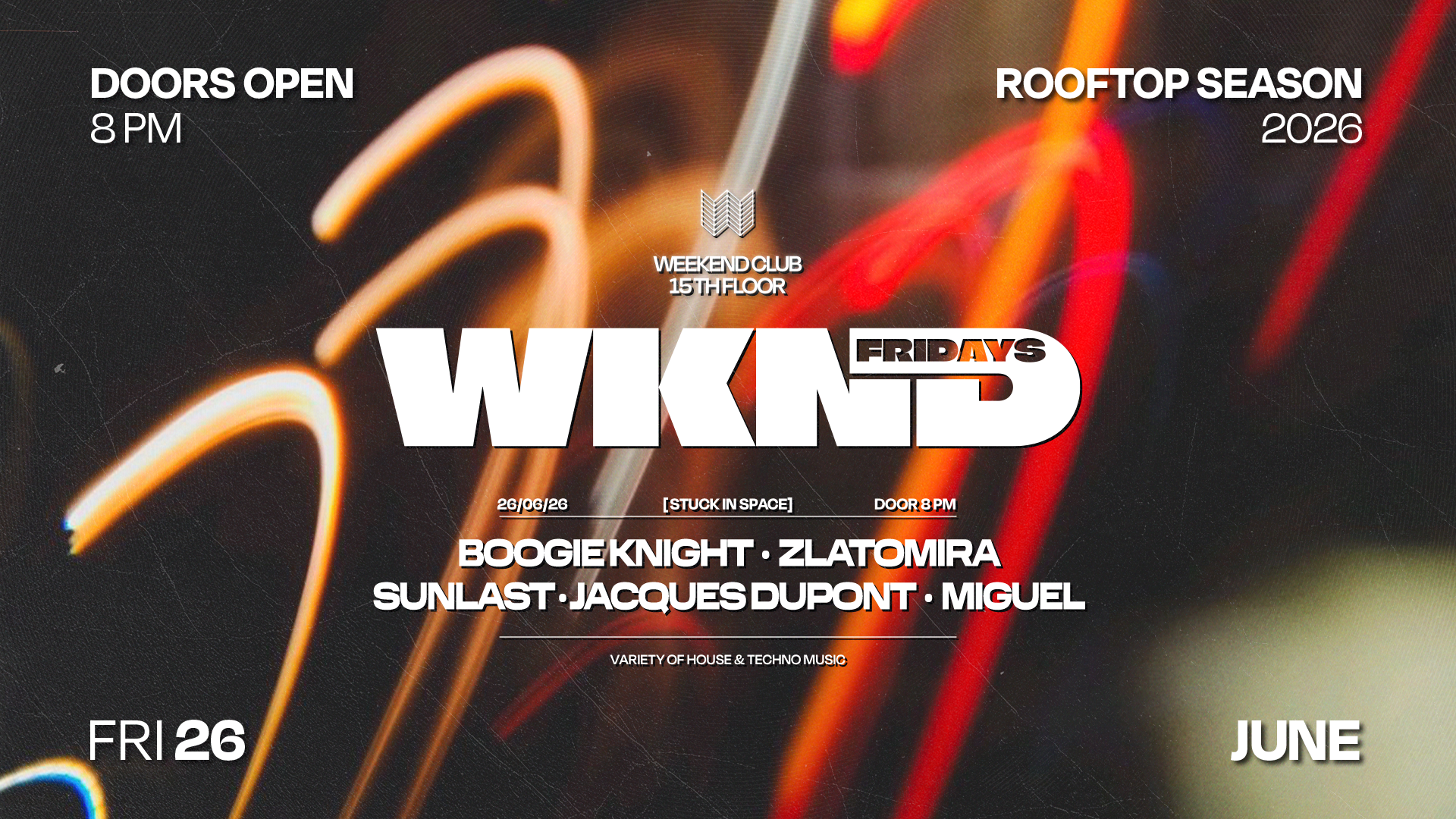 WKND X STUCK IN SPACE