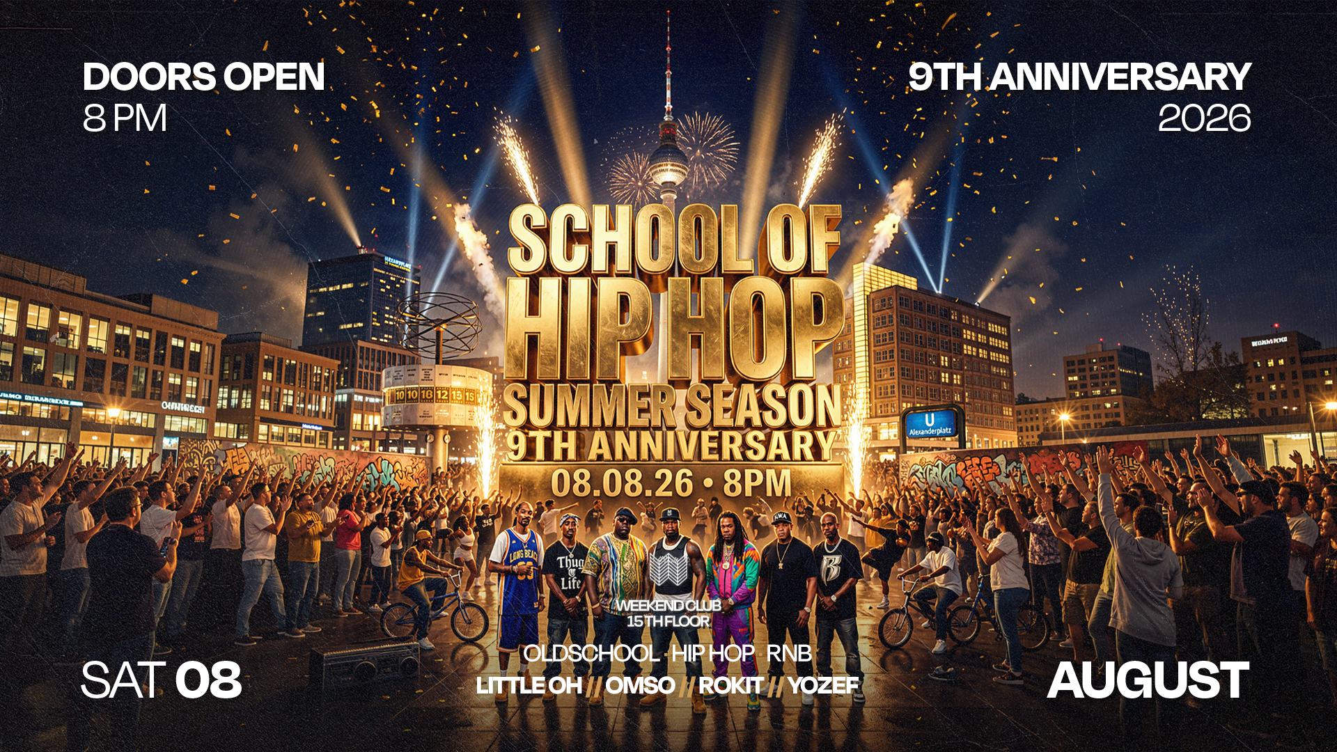 SCHOOL OF HIP HOP – SUMMER SEASON (9TH ANNIVERSARY)