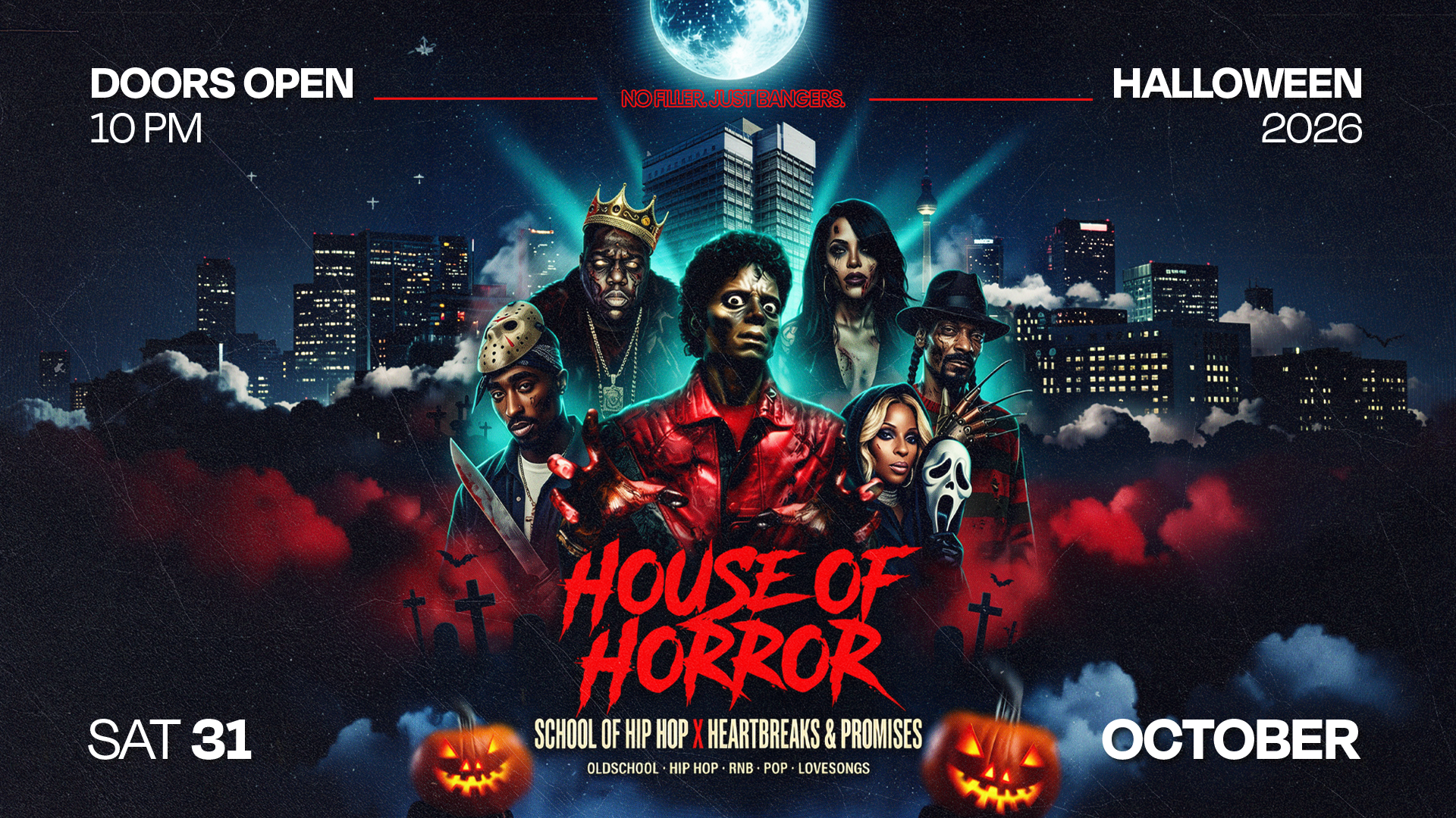 HALLOWEEN – SCHOOL OF HIP HOP X HEARTBREAKS &amp; PROMISES