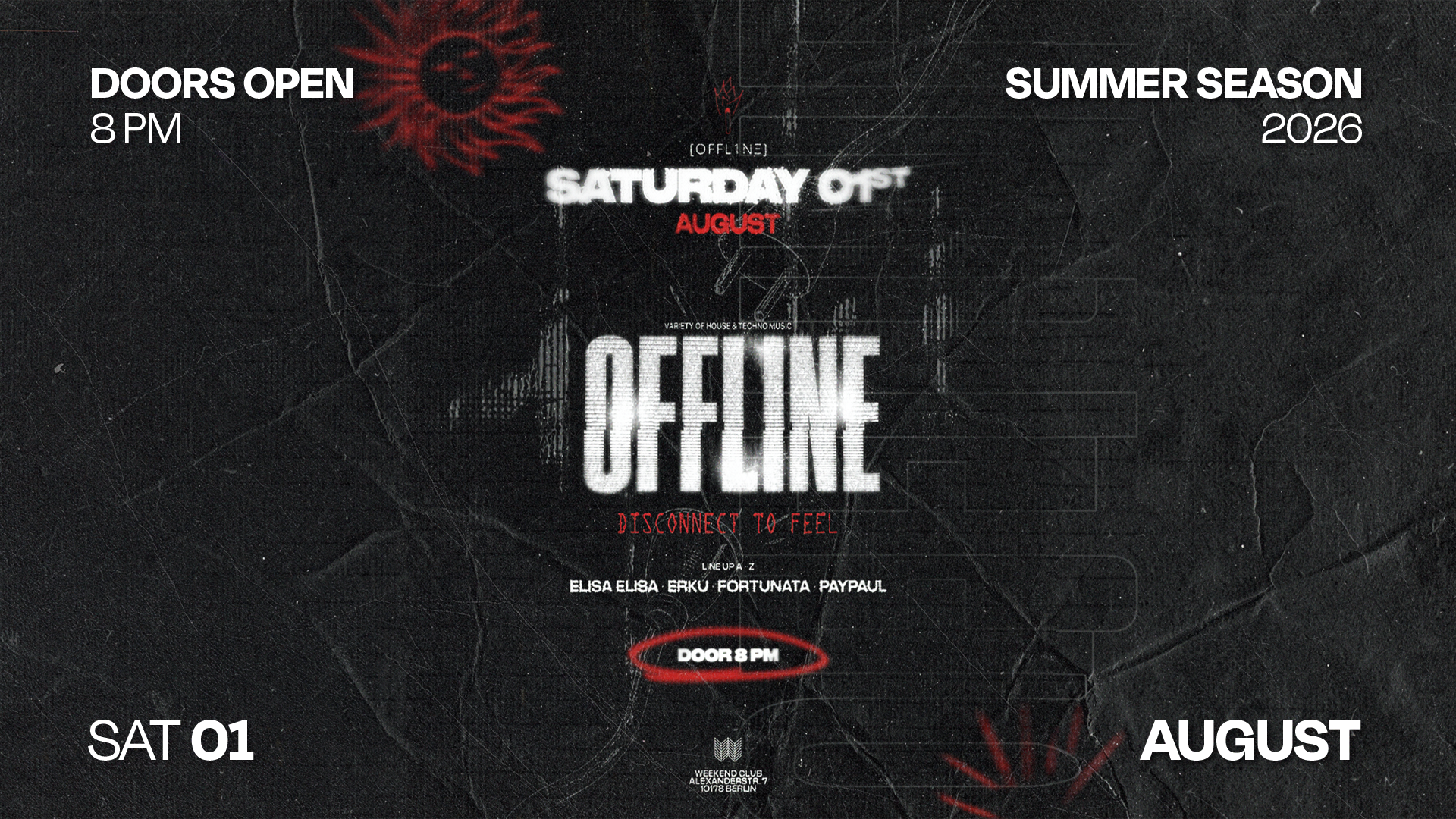 OFFLINE – DISCONNECT to FEEL