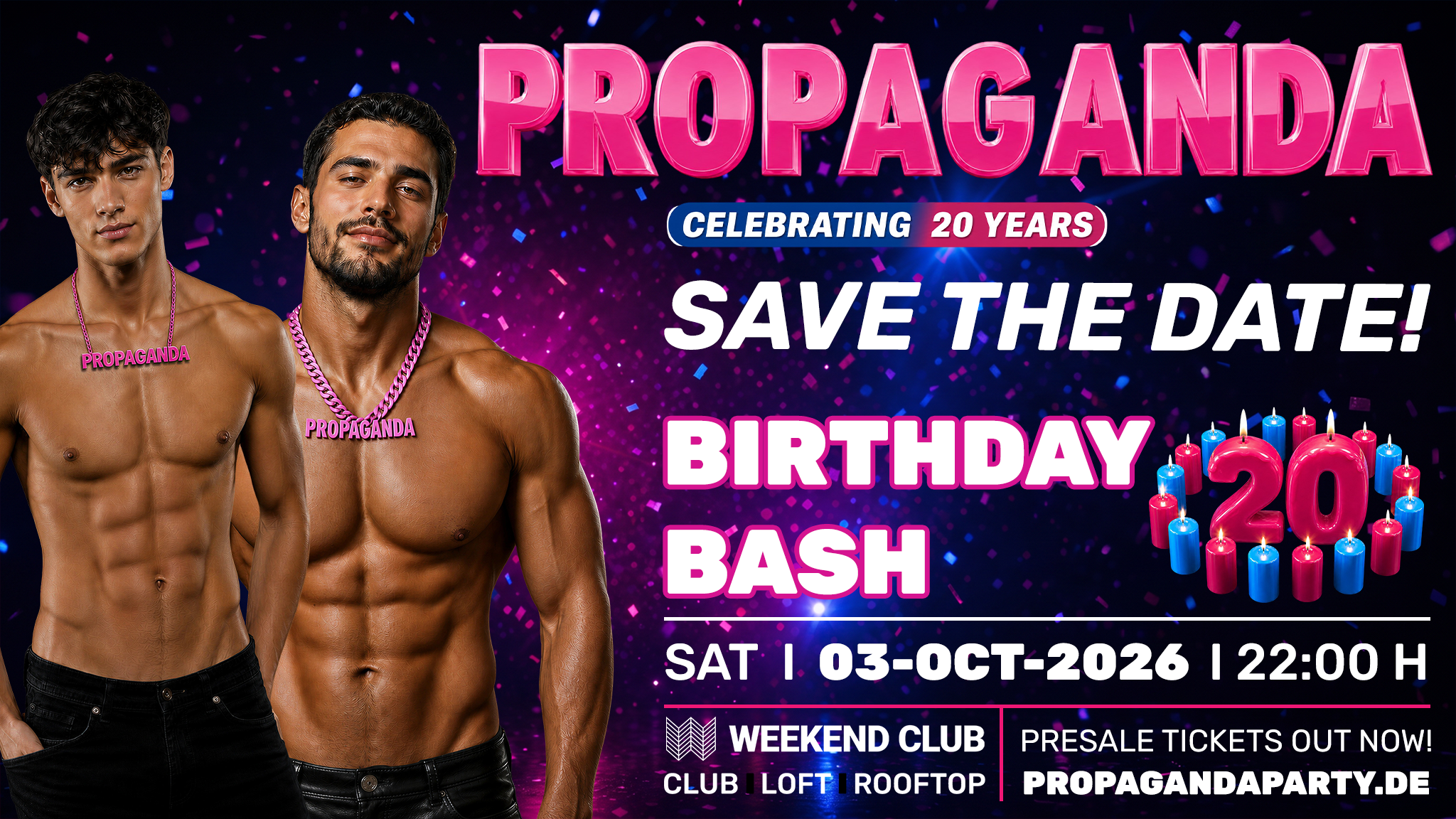 PROPAGANDA – 20TH ANNIVERSARY