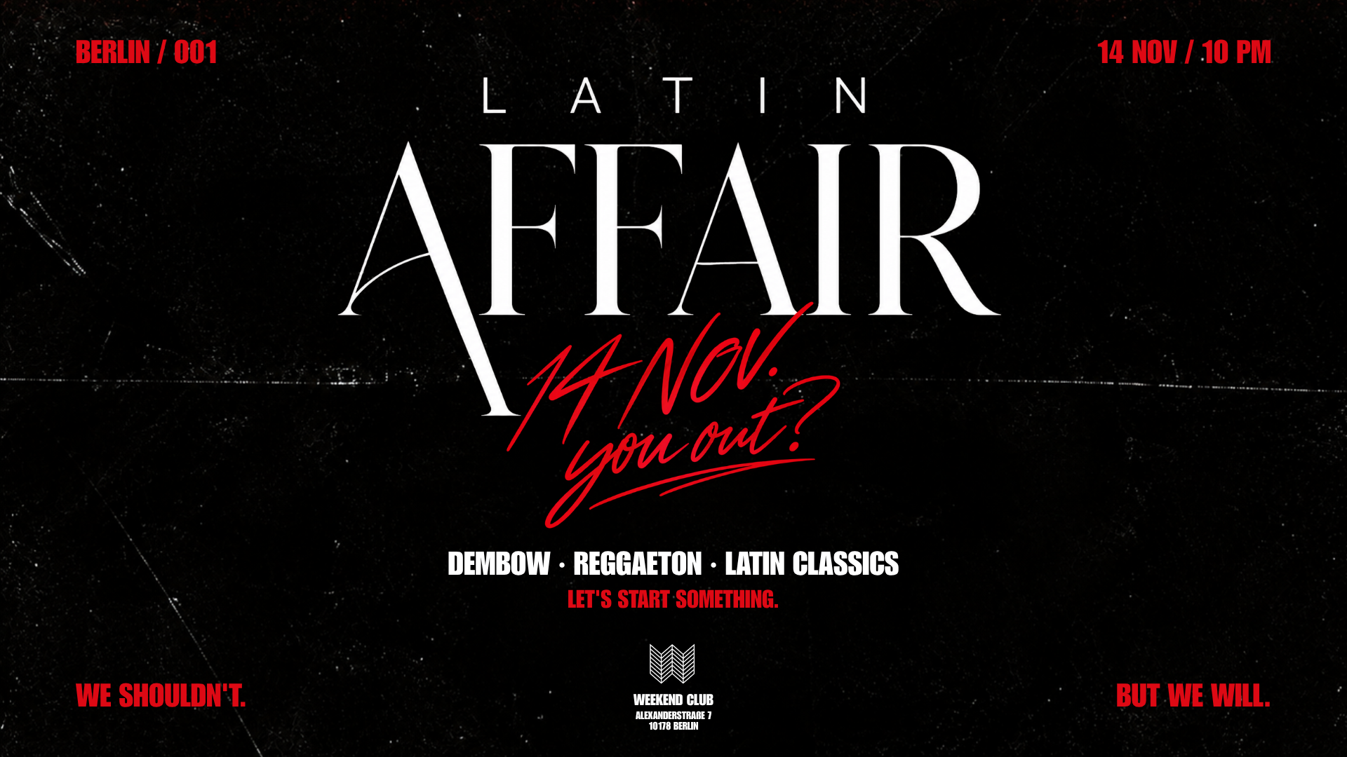 LATIN AFFAIR — BERLIN / 001