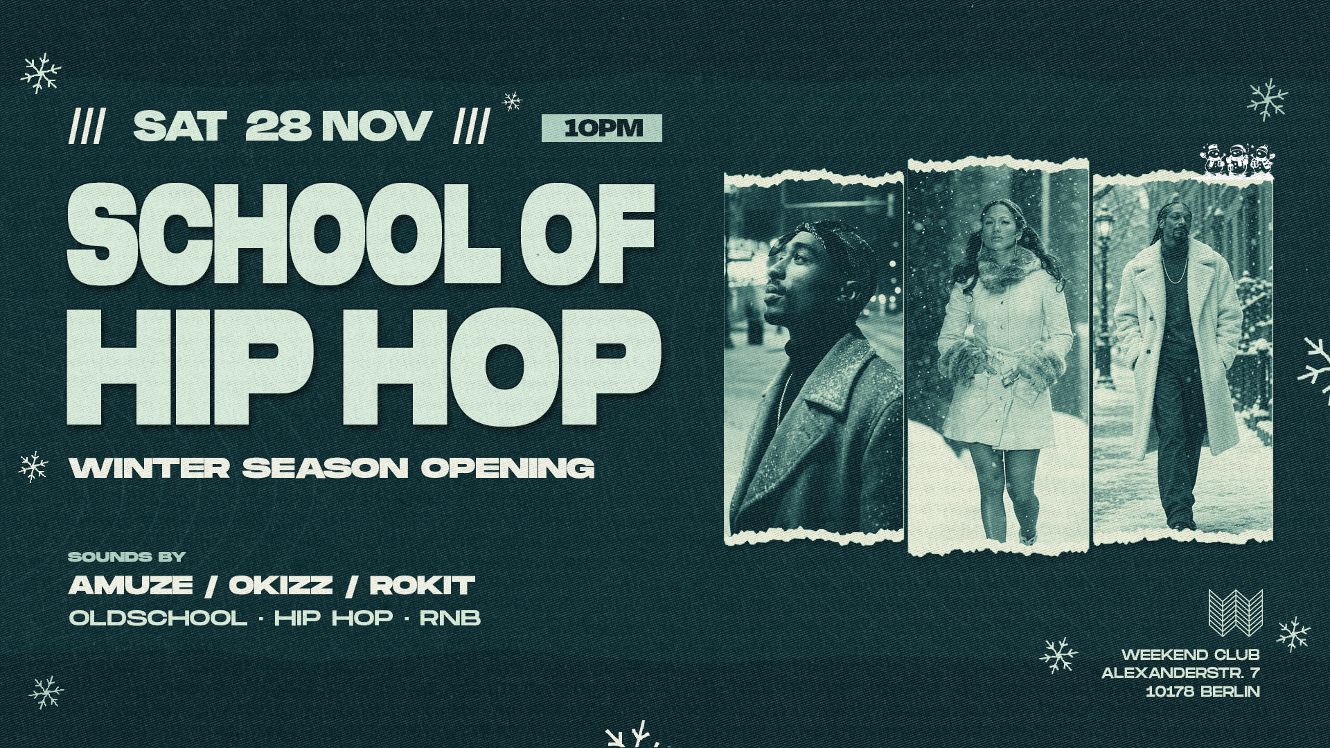SCHOOL OF HIP HOP – WINTER SEASON OPENING