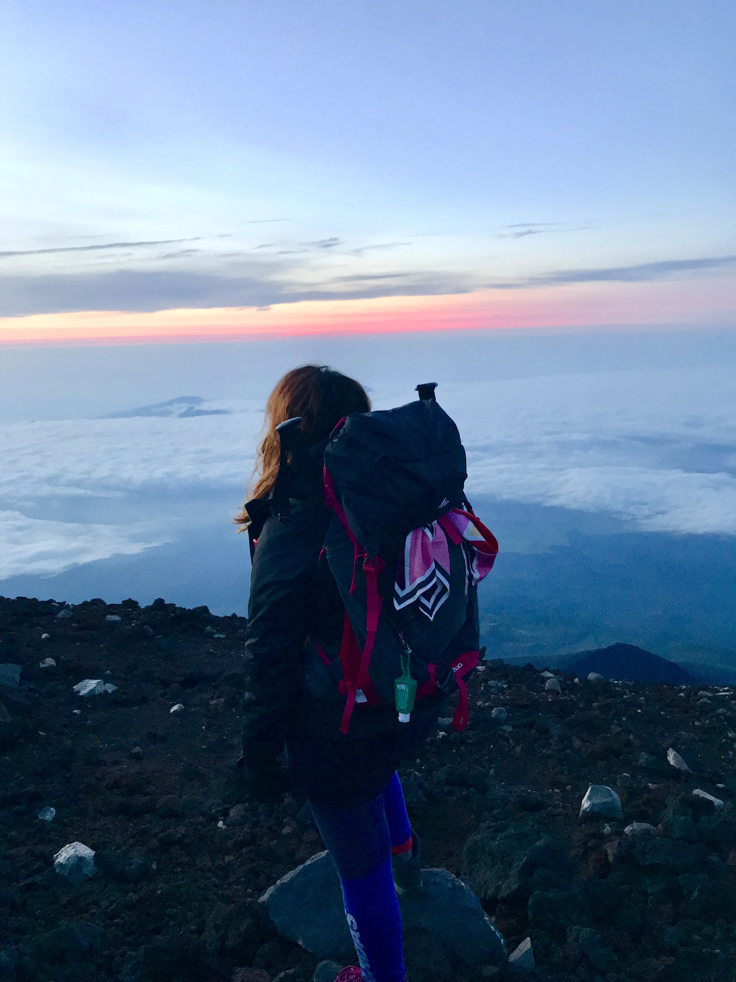 Climbing Mount Fuji