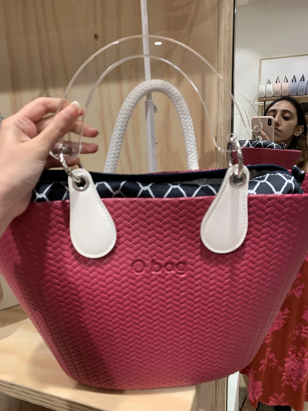 O bag Plexi Glass Handles