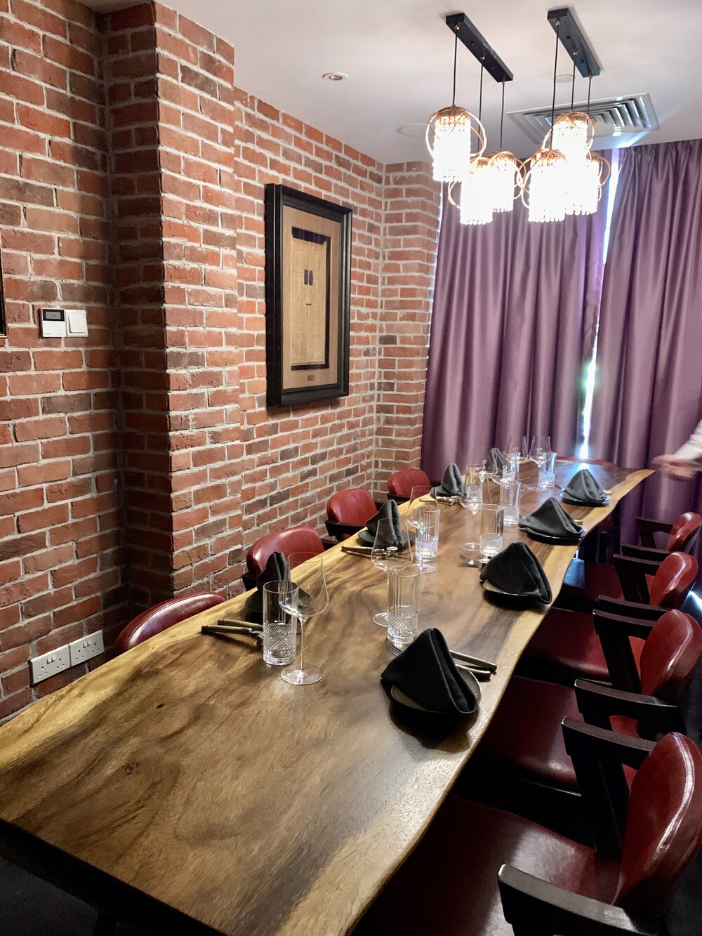 The Nomads private dining room