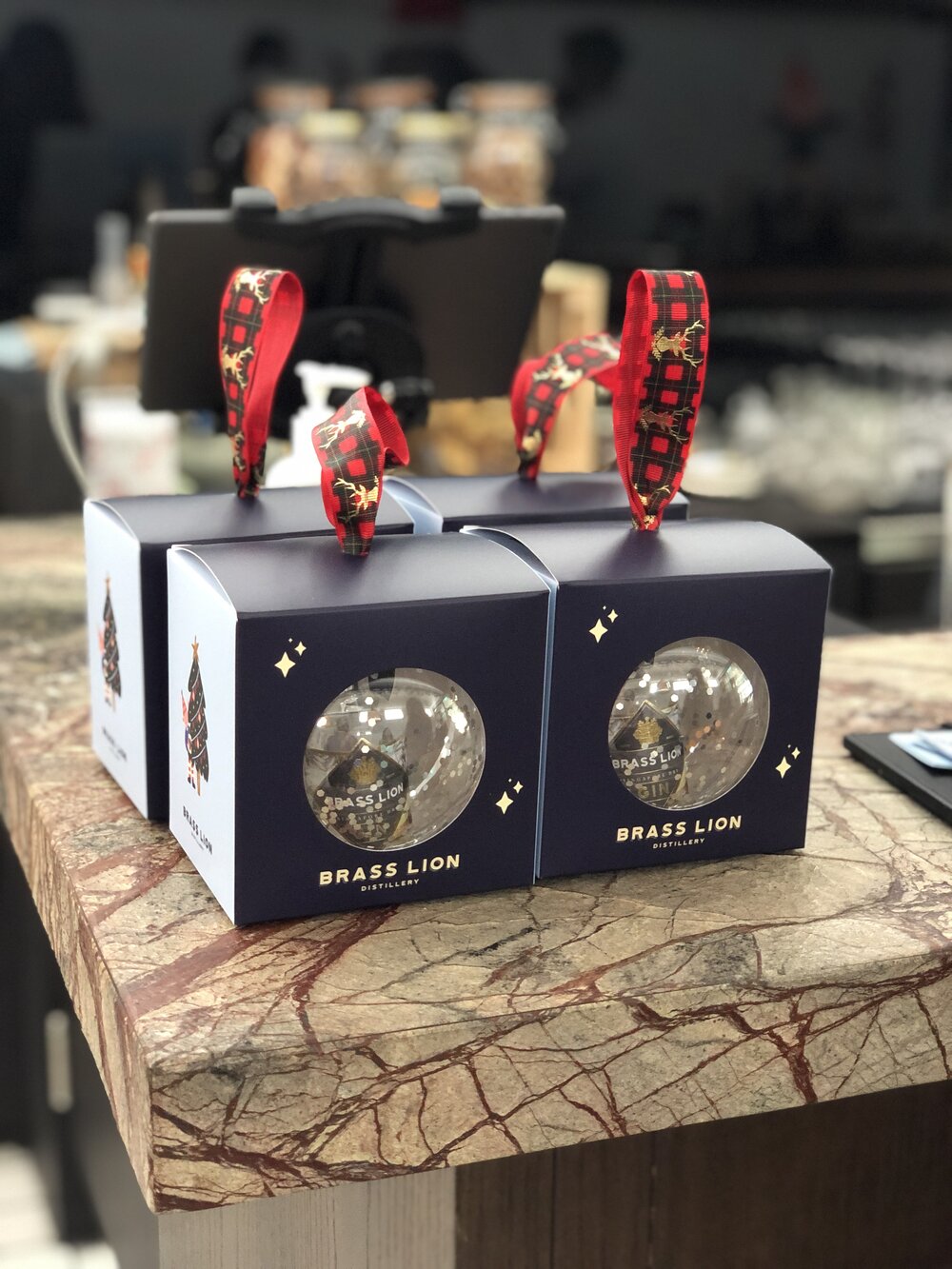 Brass Lion Gin Christmas Bauble