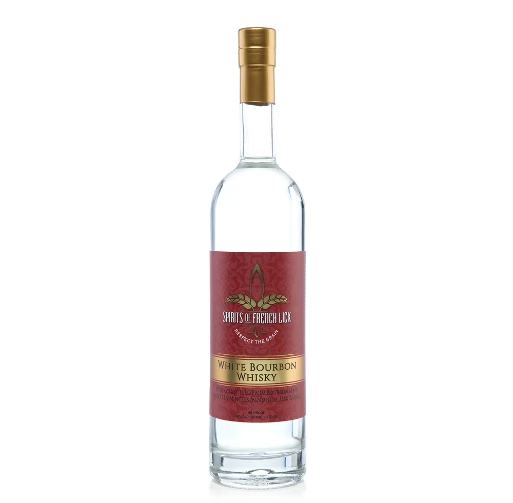 Spirits of French Lick White Bourbon bottle