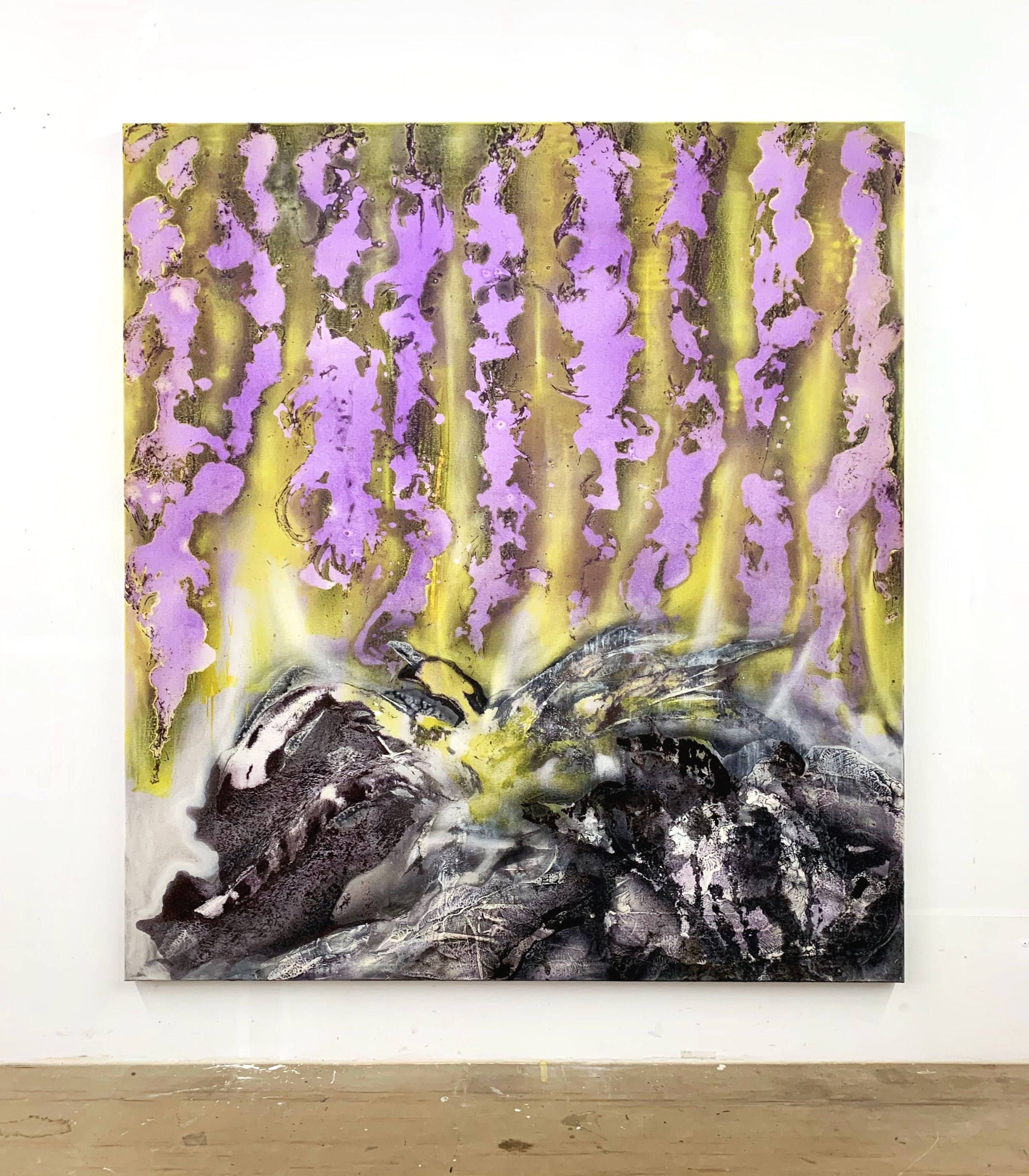  mixed media on canvas  220 x 200cm  