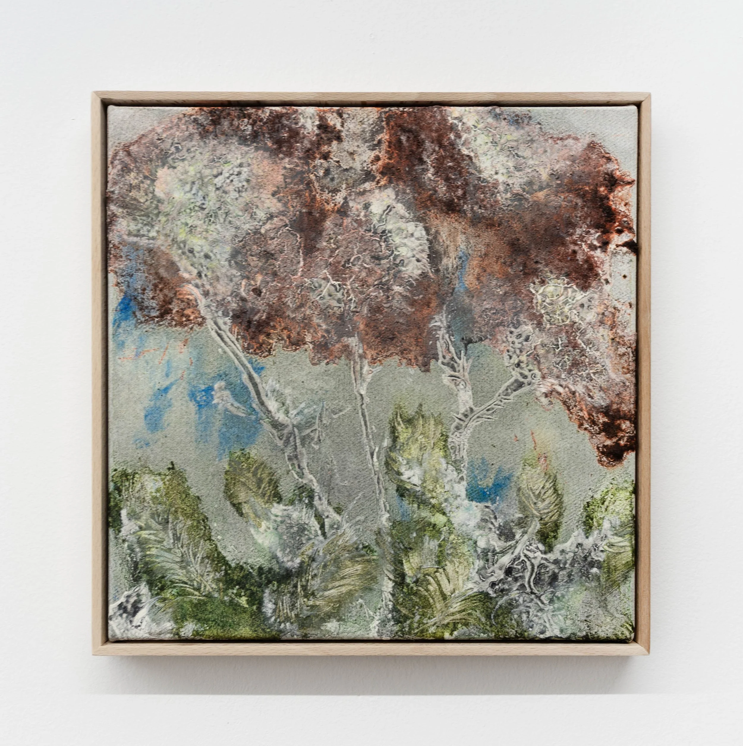  mixed media on canvas  29 × 29cm 